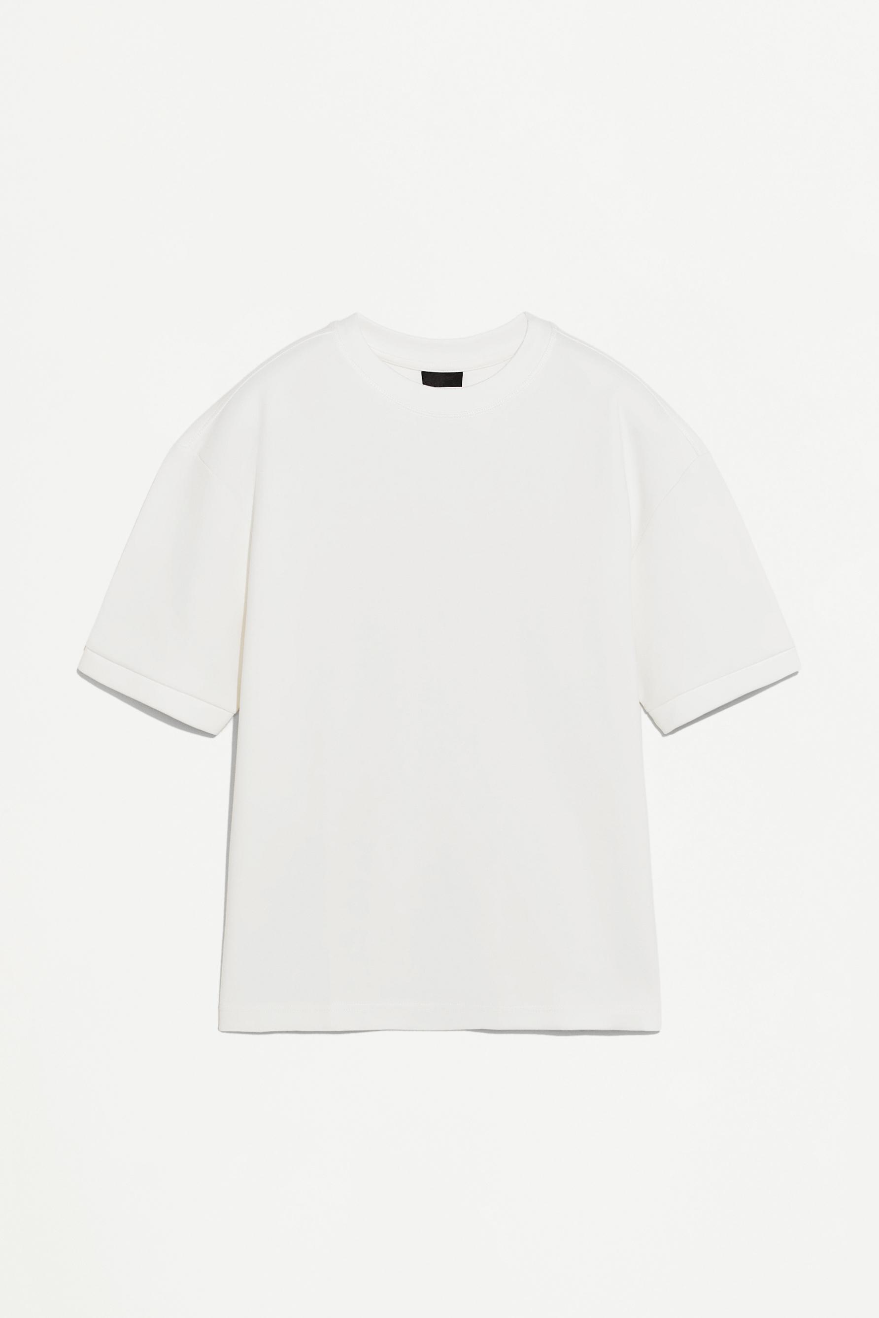 Heavy interlock T-shirt — OFF WHITE