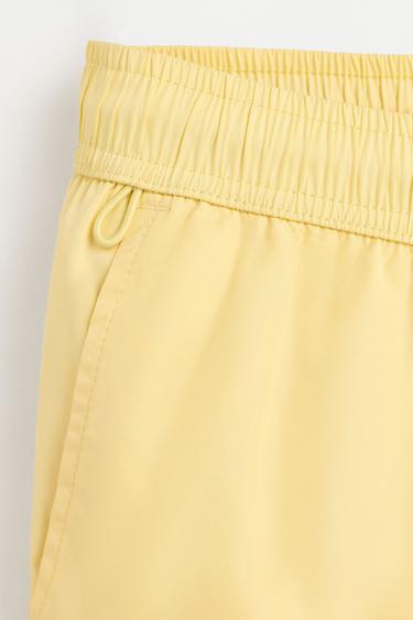 Basic regular fit swim shorts — PASTEL YELLOW 7