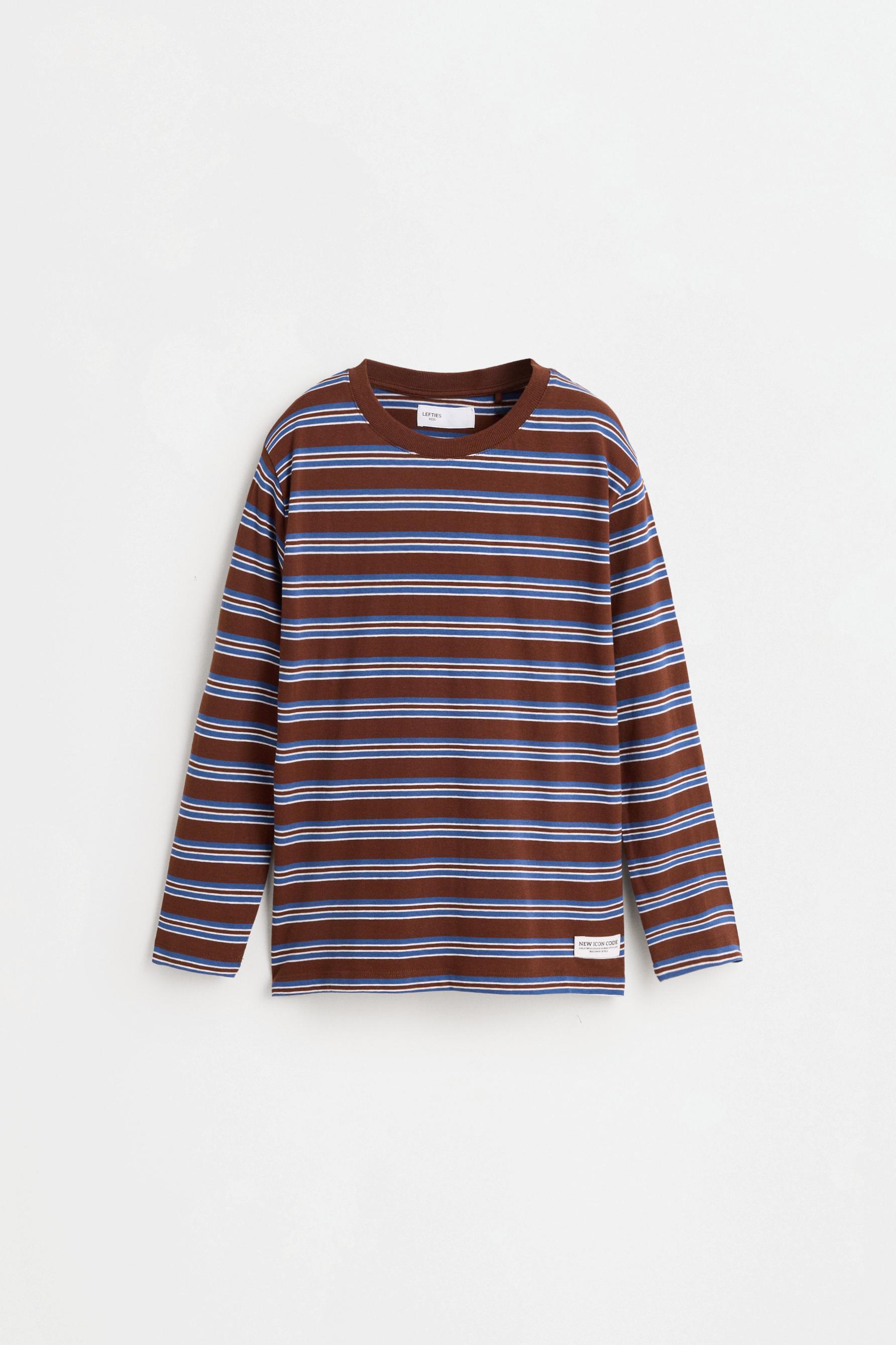 Striped T-shirt — RED