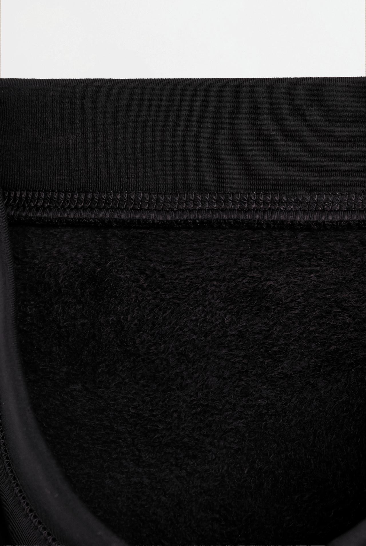 HEAVY WEIGHT thermal leggings (10°F to 48°F) — BLACK