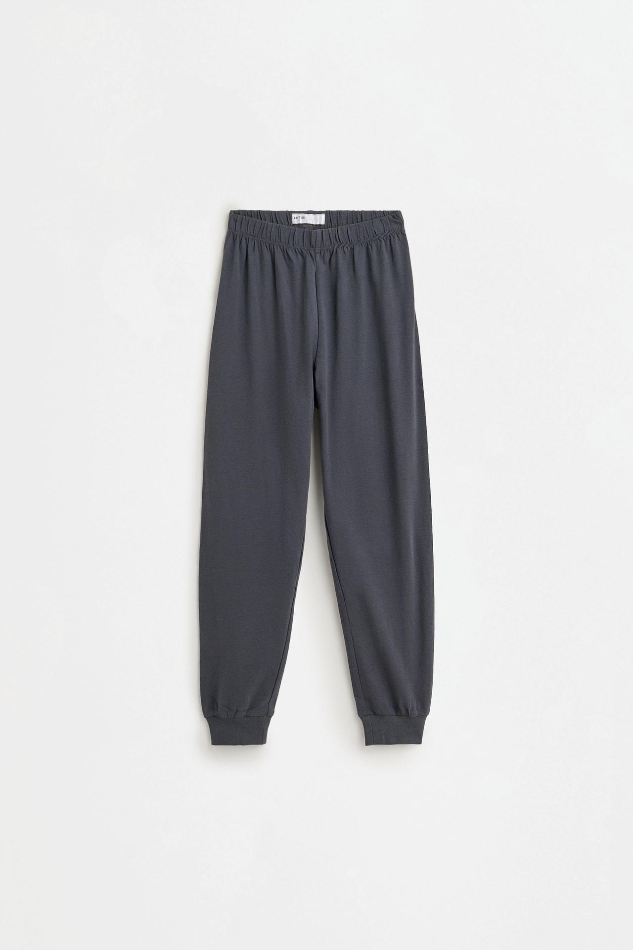 Long printed pyjamas — PALE GREY