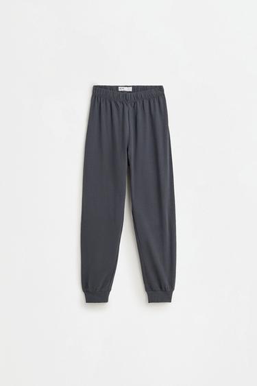 Long printed pyjamas — PALE GREY 3