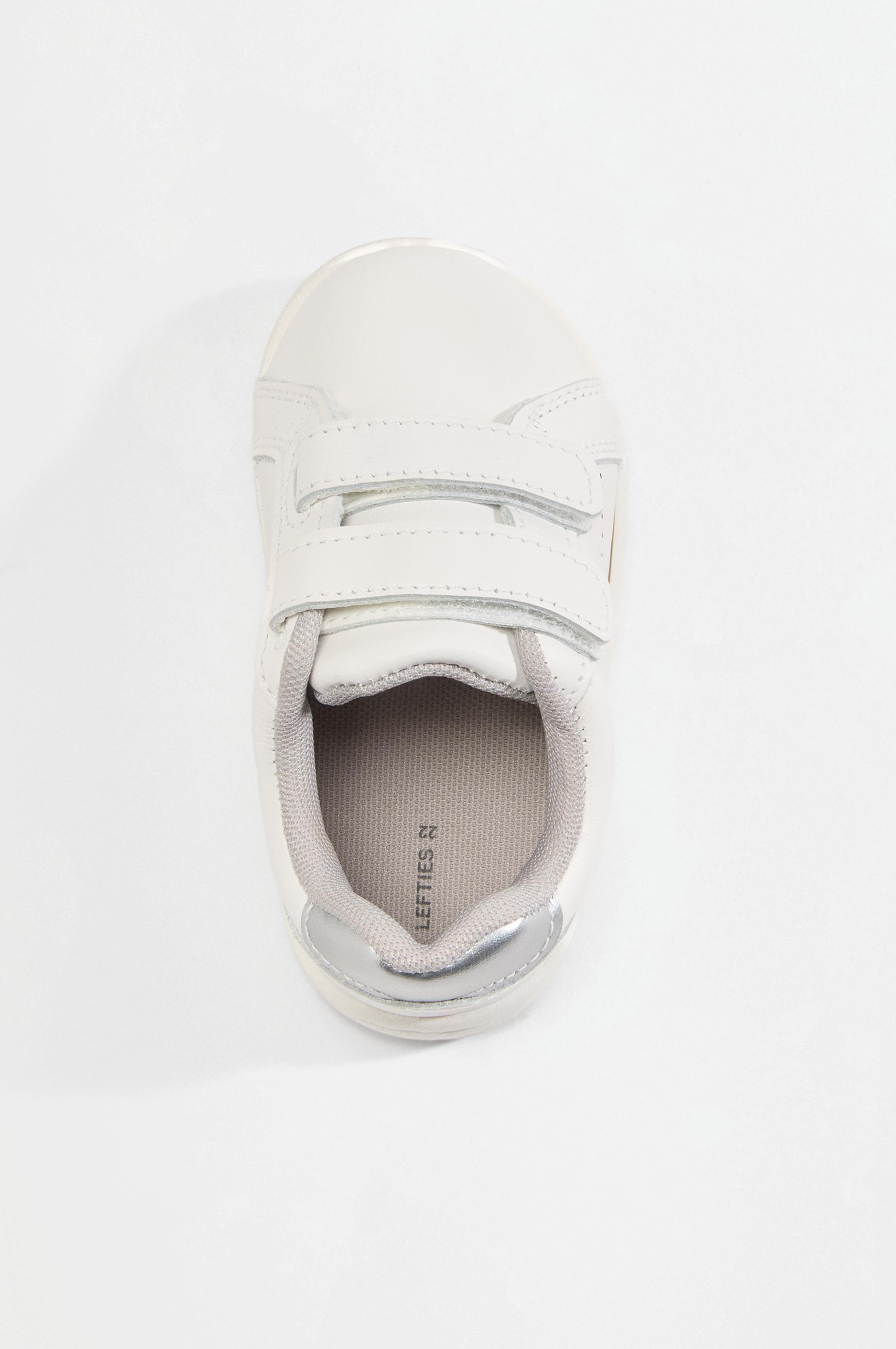 Barefoot leather sneakers — WHITE