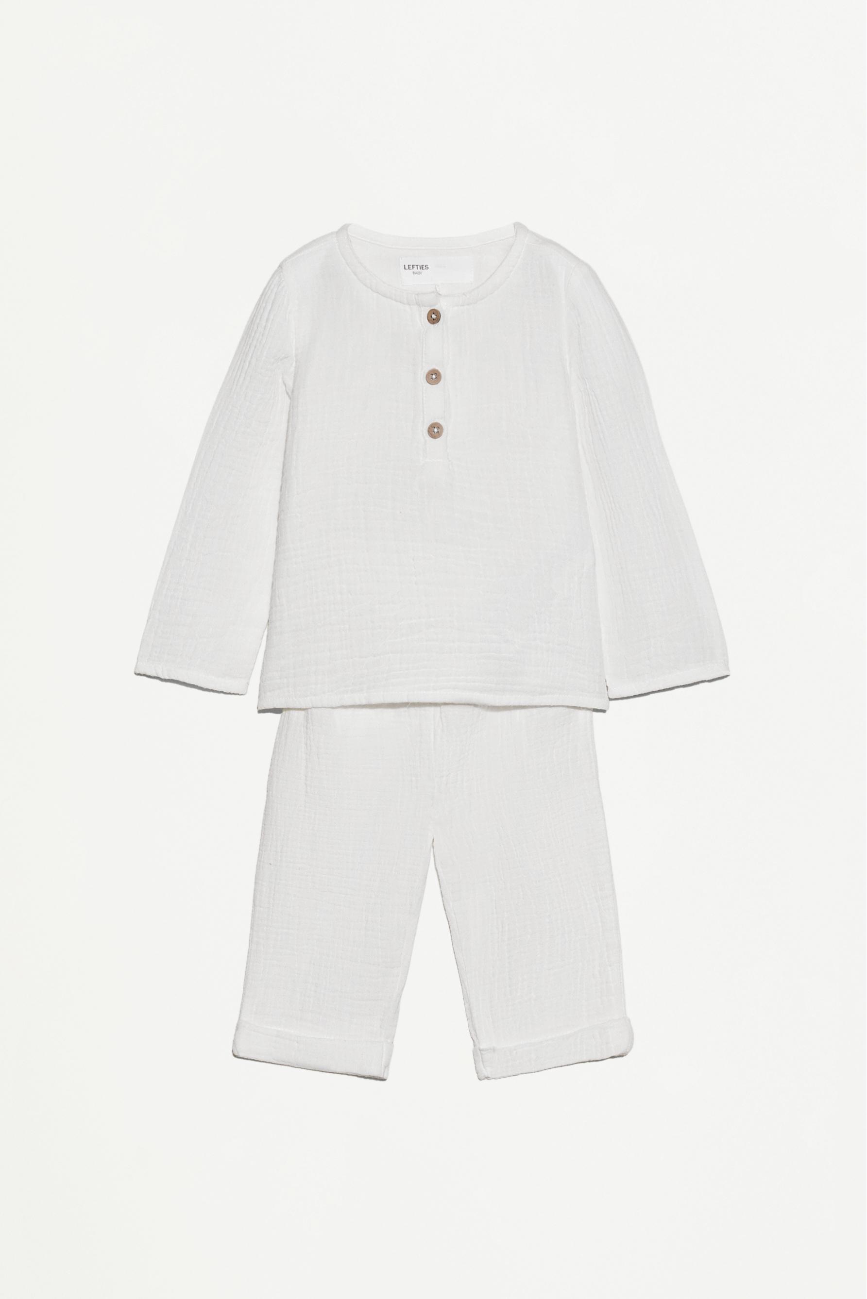 Set camisa y pantalón textura