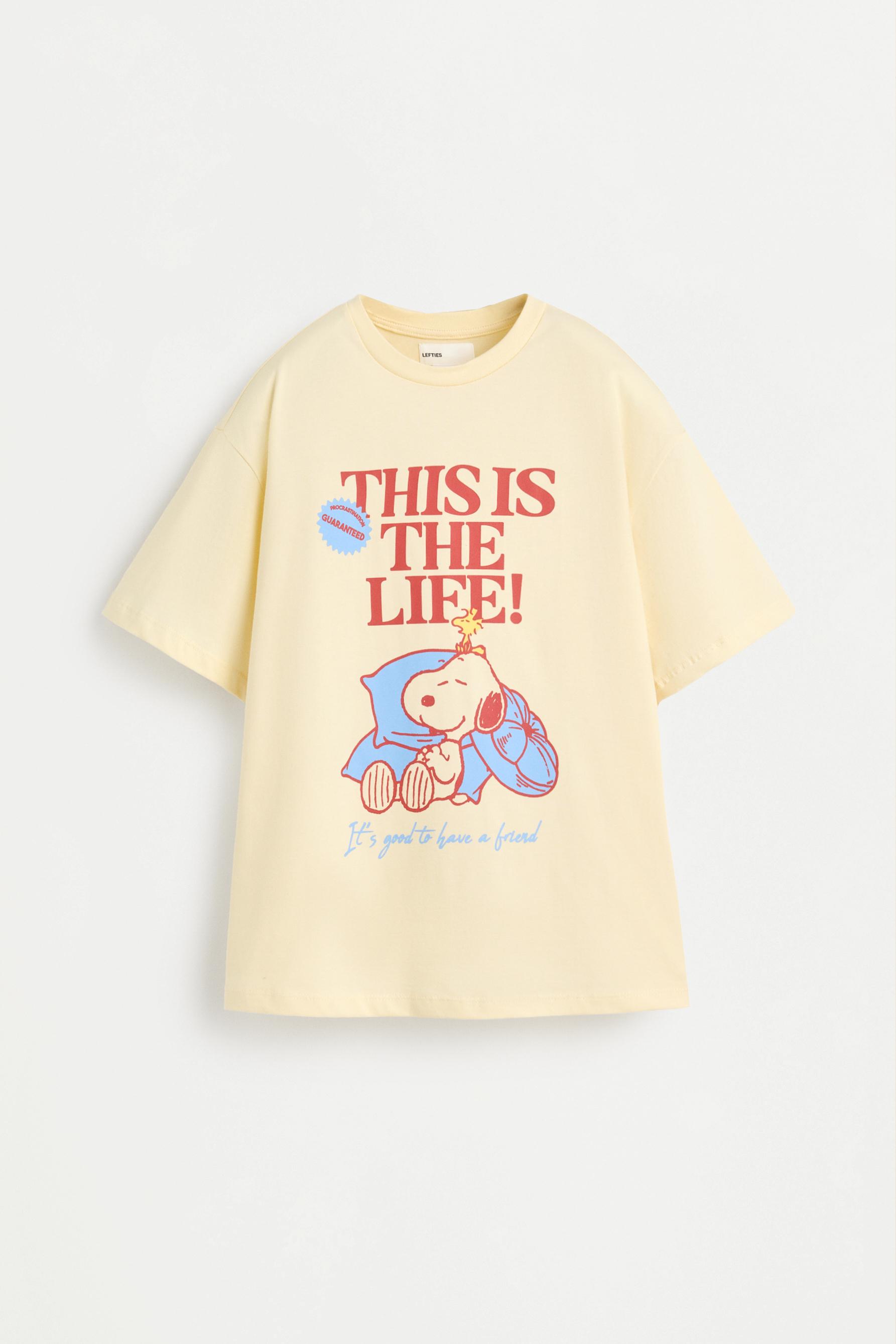 Snoopy Peanuts™ short pyjamas — VANILLA (alternate view)