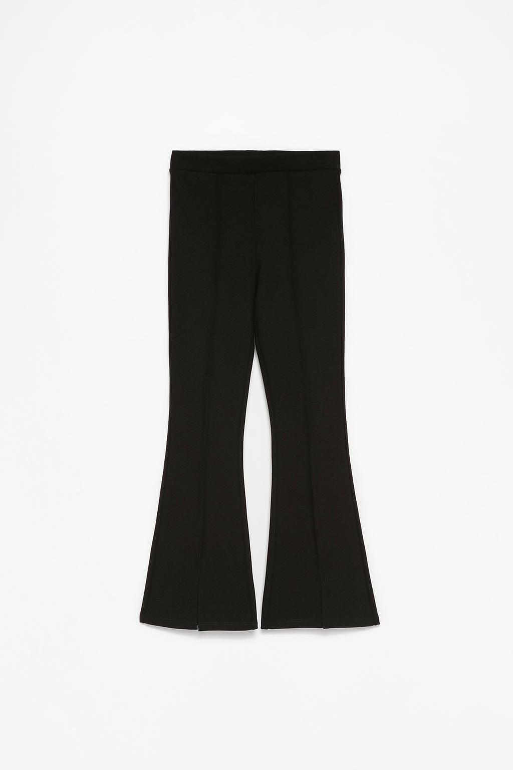 Flared Ponte di Roma knit leggings