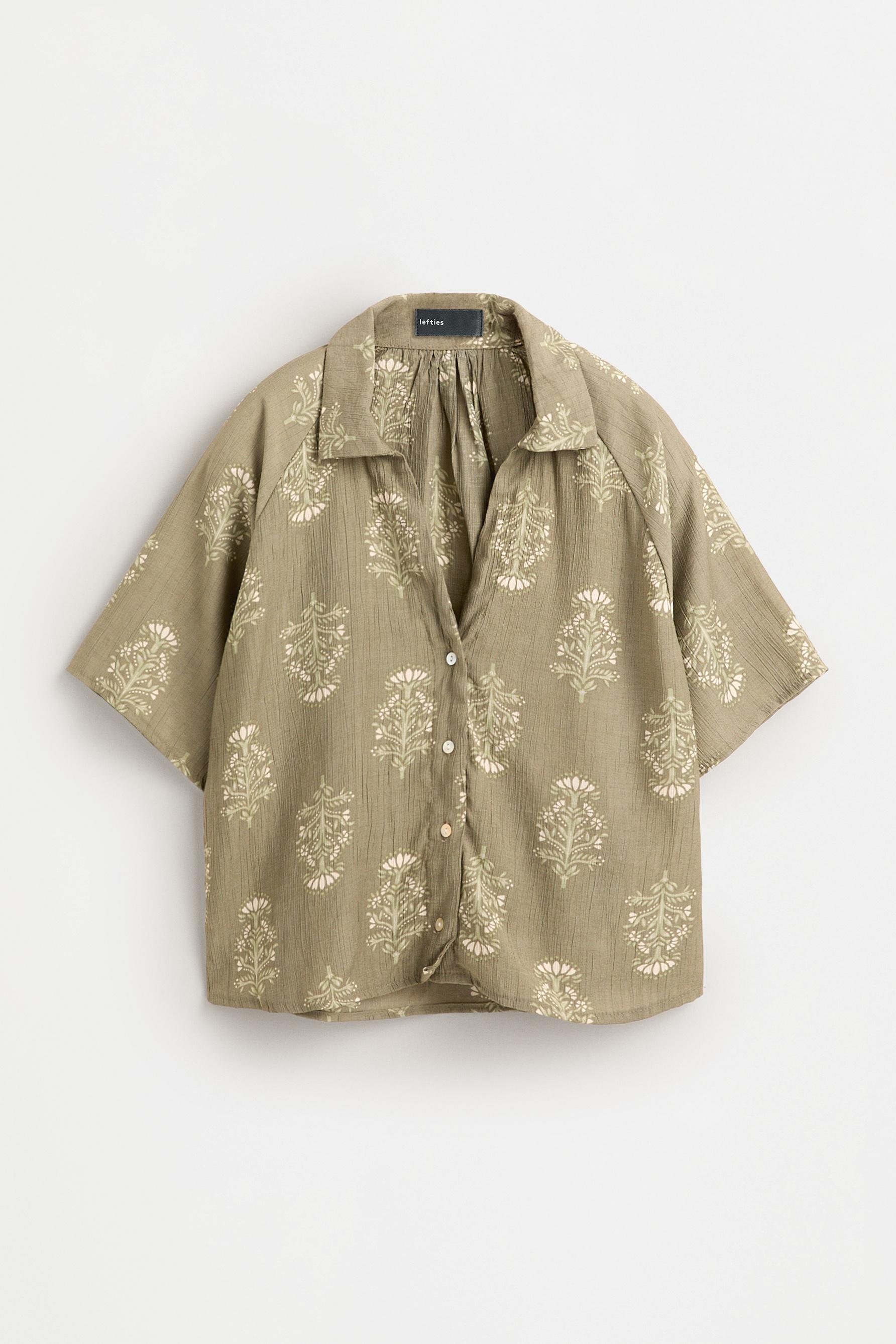 Texture shirt — MEDIUM GREEN