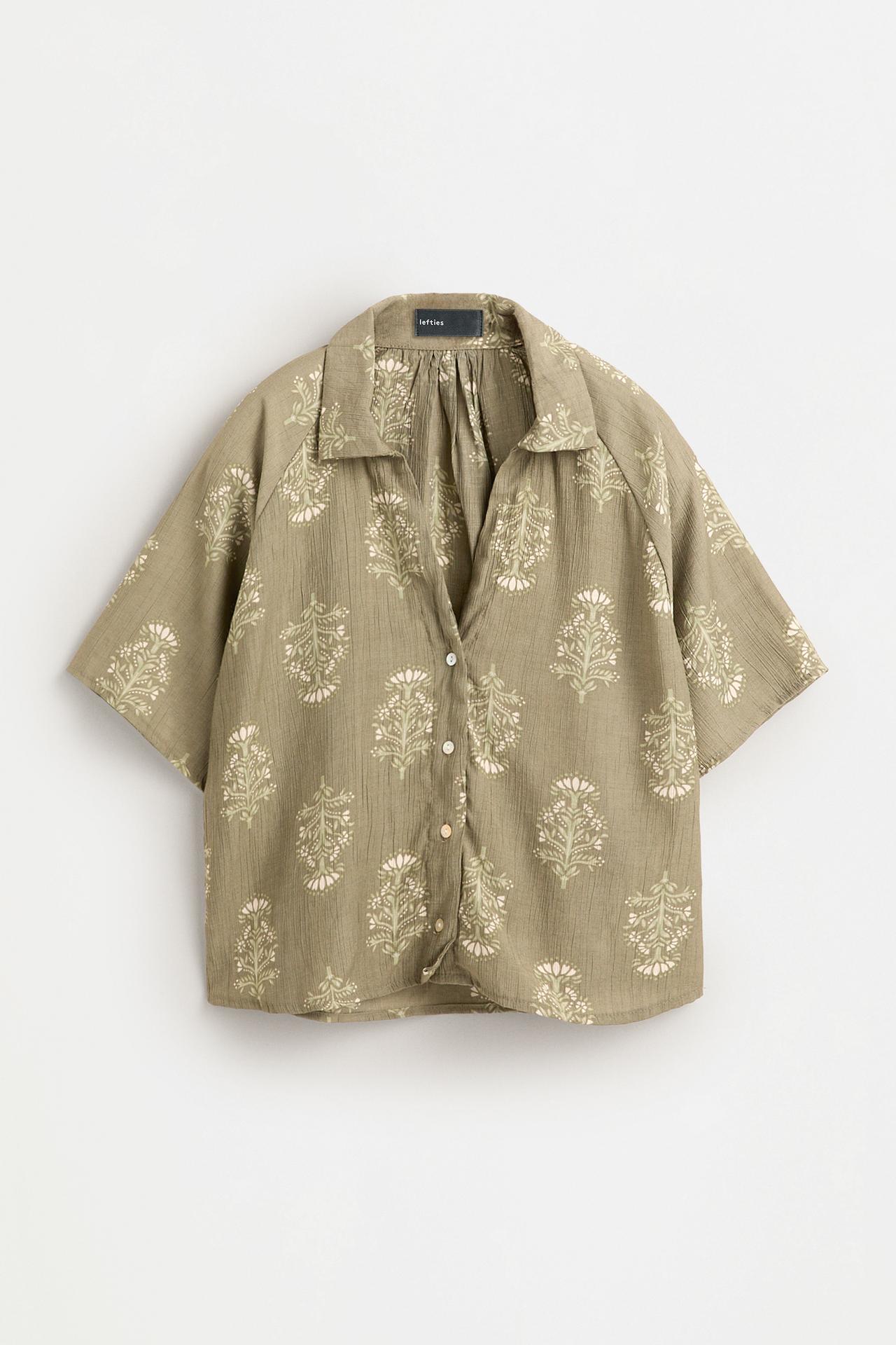 Texture shirt — MEDIUM GREEN