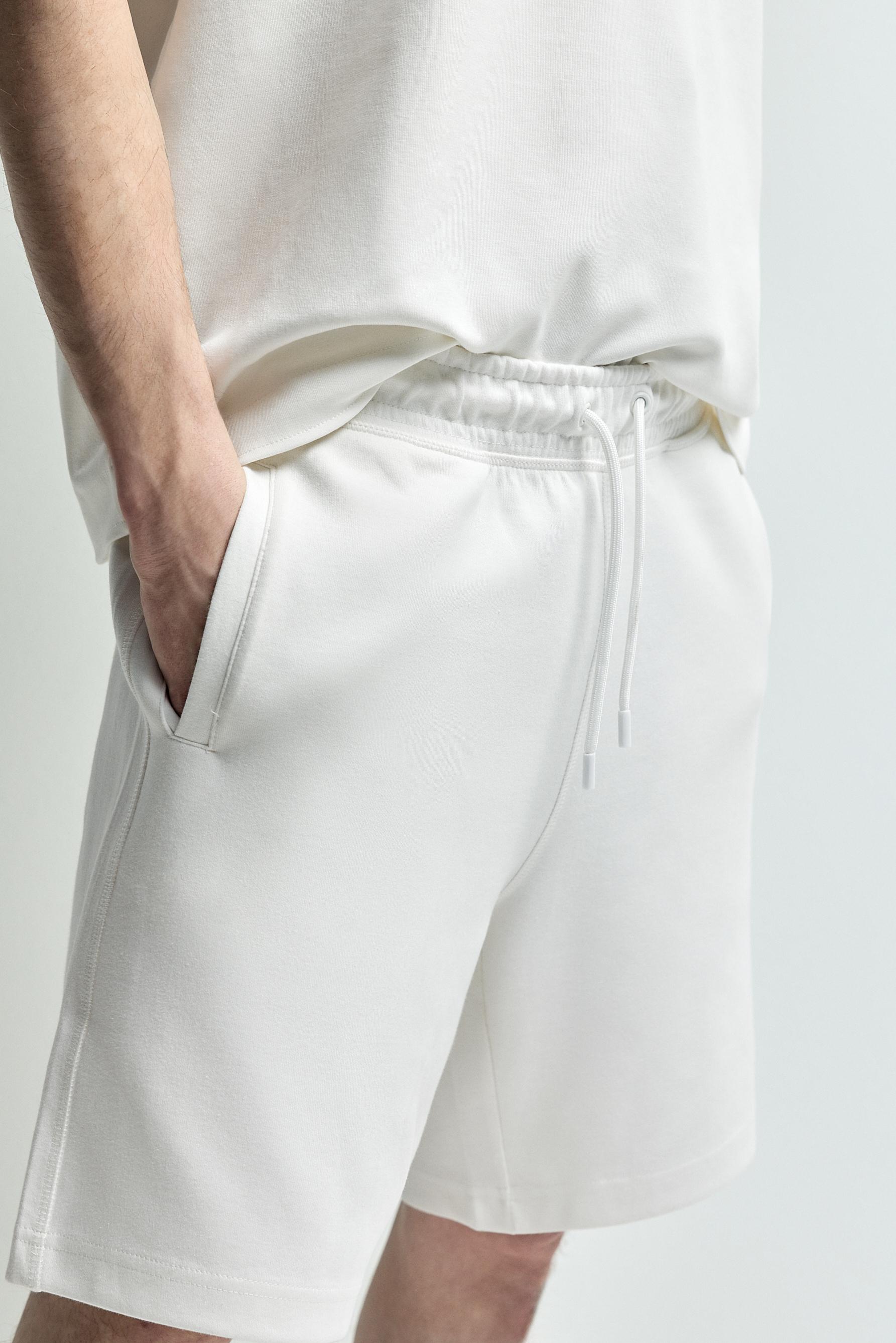Interlock Bermuda shorts — OFF WHITE