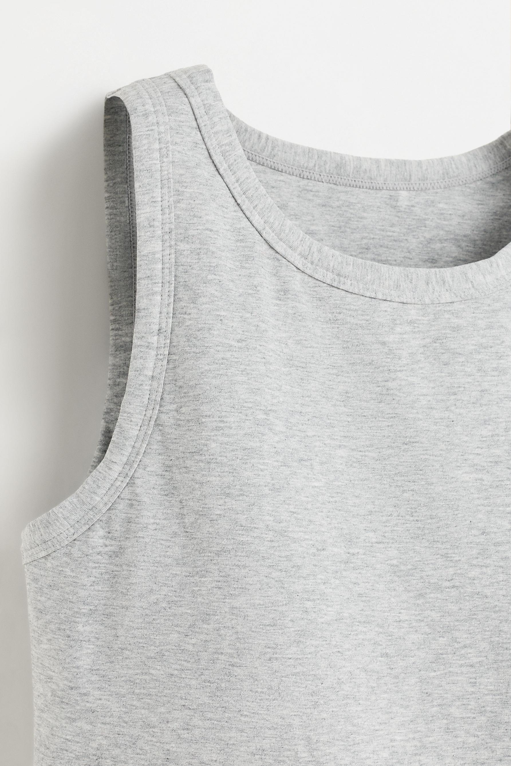 Top with built-in bra — GREY