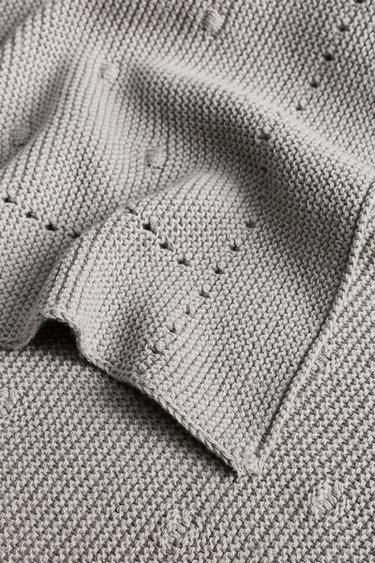 Knit blanket — TAUPE GREY 3