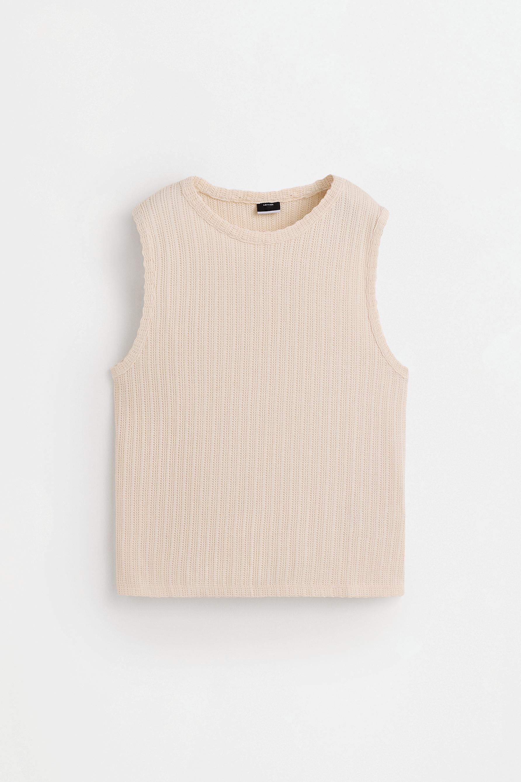 Textured tank top — BUTTER