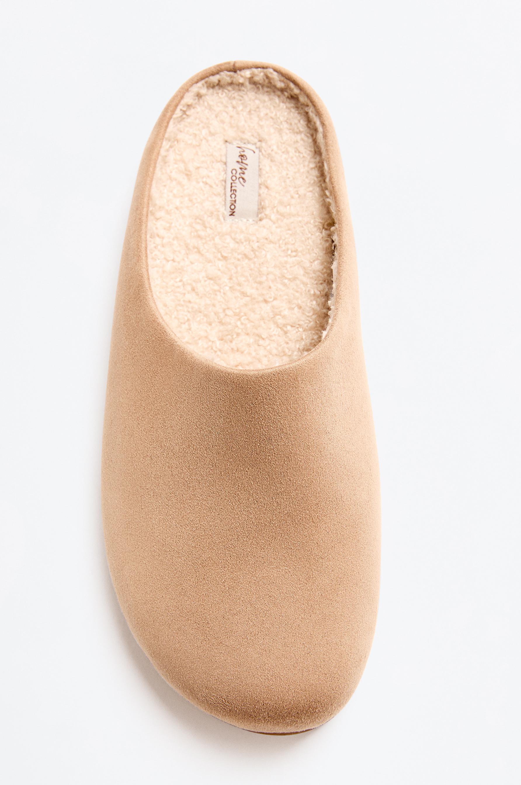 Lefties Kahverengi Lefties Suni Süet ev terliği