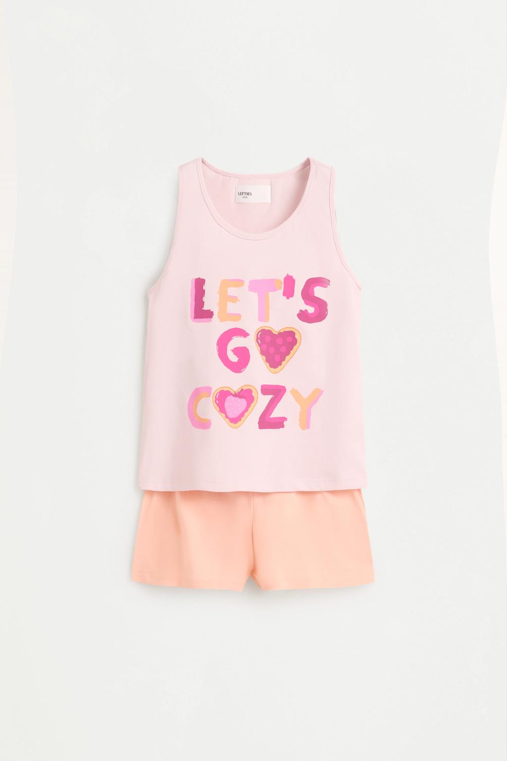 Printed strappy pyjamas – Lefties – صورة المنتج