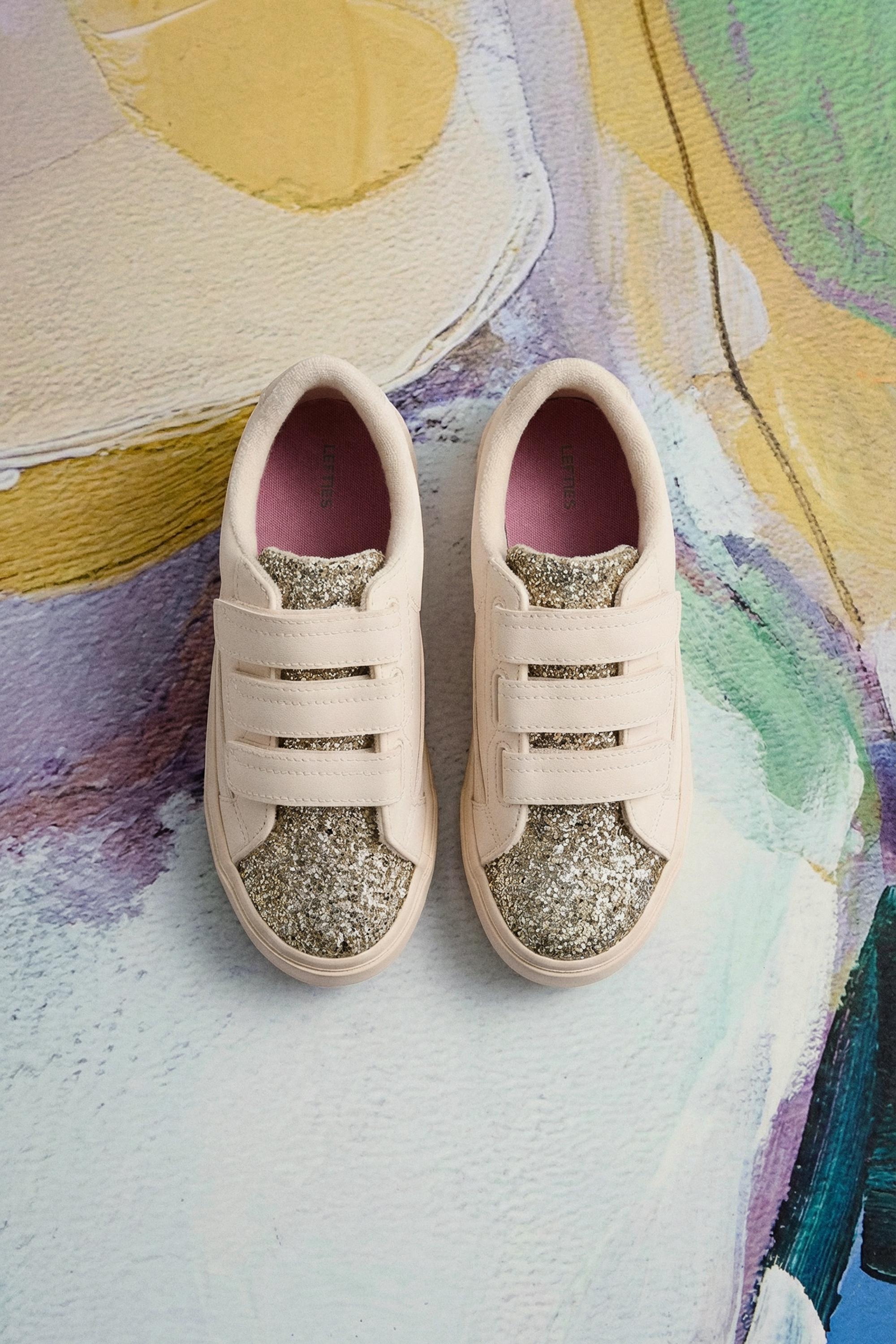 Glitter slipper — ECRU