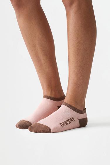 7-Pack of contrast ankle socks — WHITE TONES 3