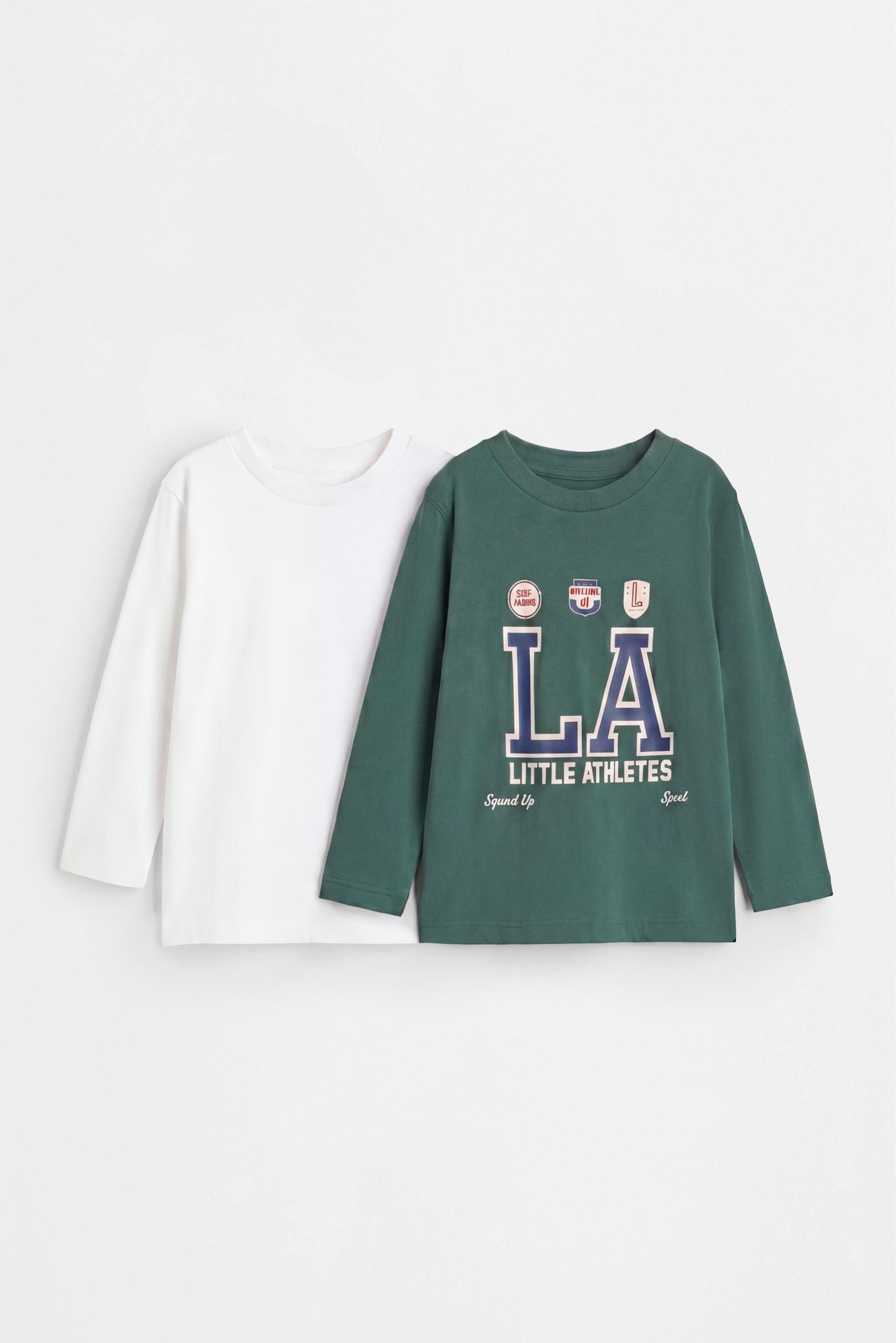 Pack of 2 assorted T-shirts — GREEN