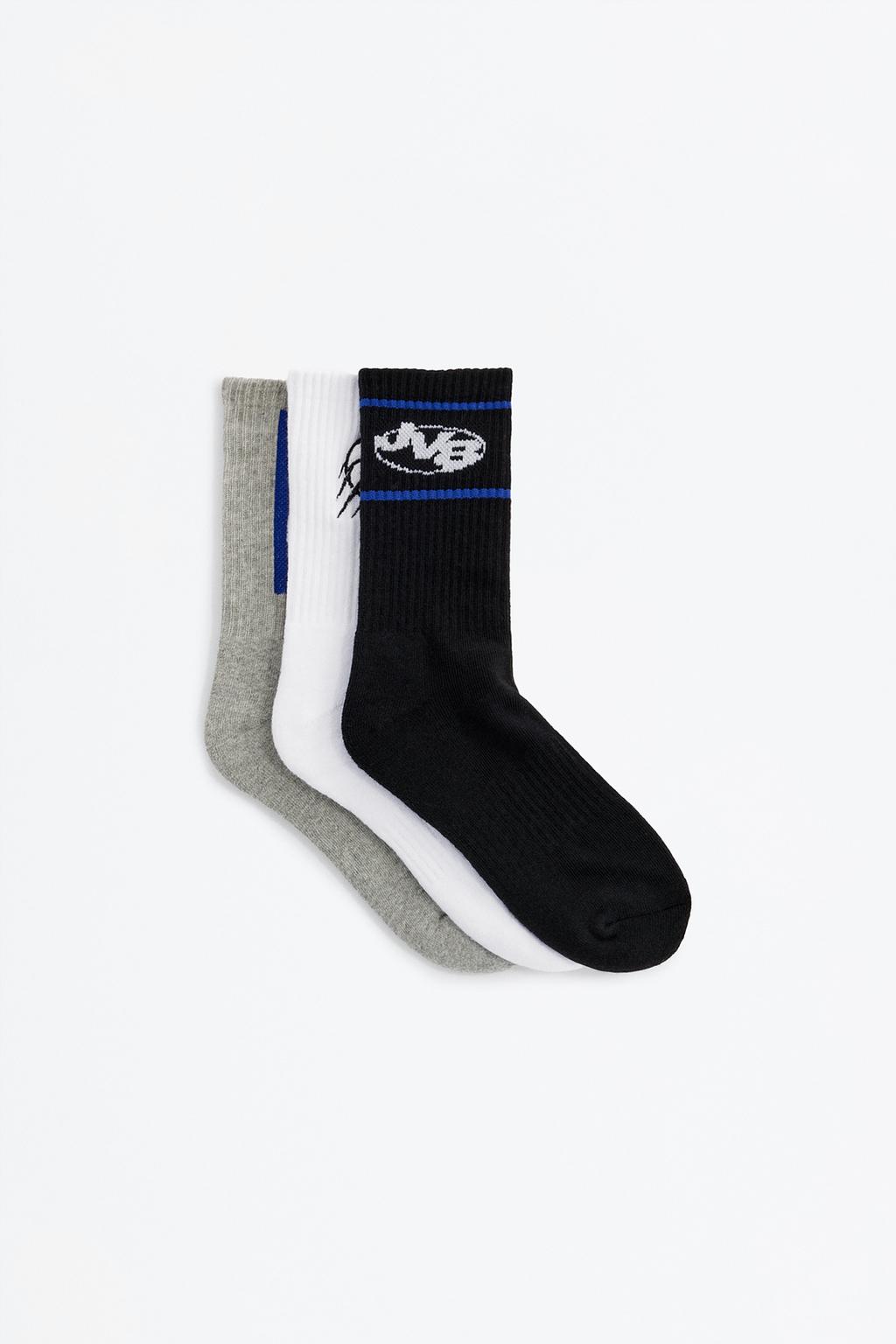 Pack of 3 Kelme JV8 x Lefties embroidered socks
