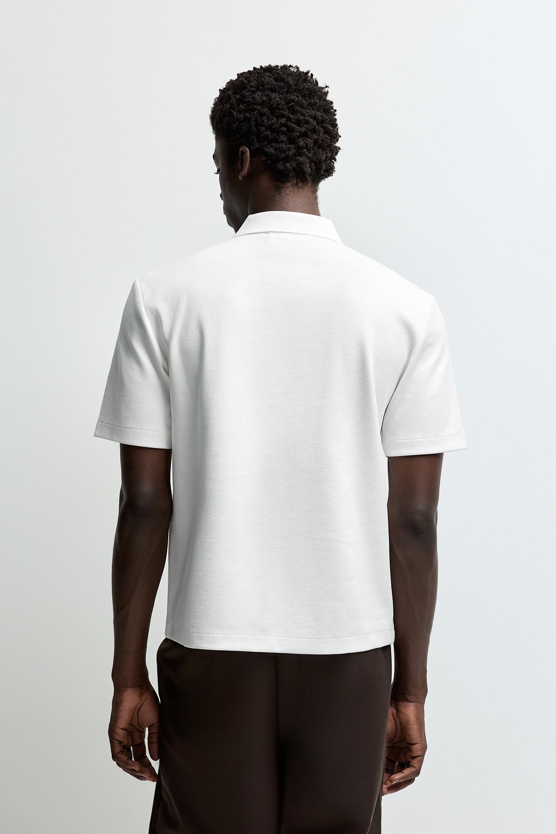 Basic polo shirt — WHITE