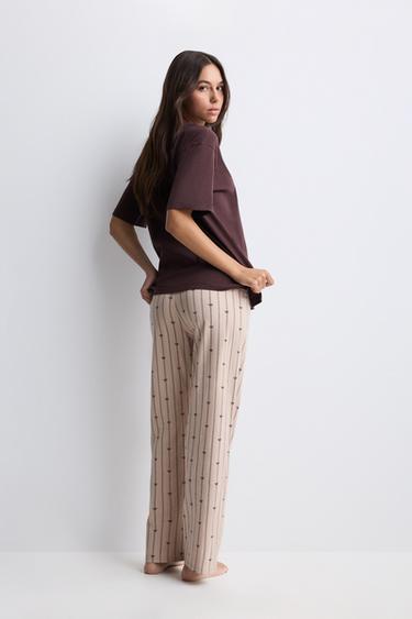 Printed pyjamas — BROWN 4