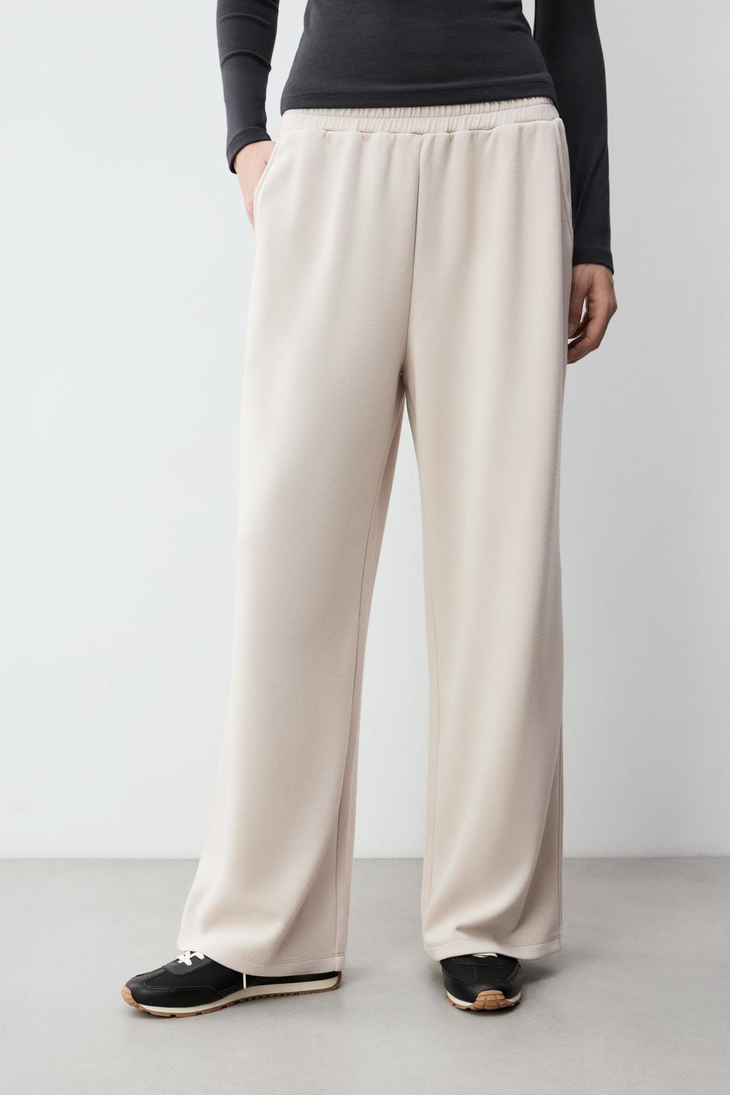 Pantalón felpa fluida