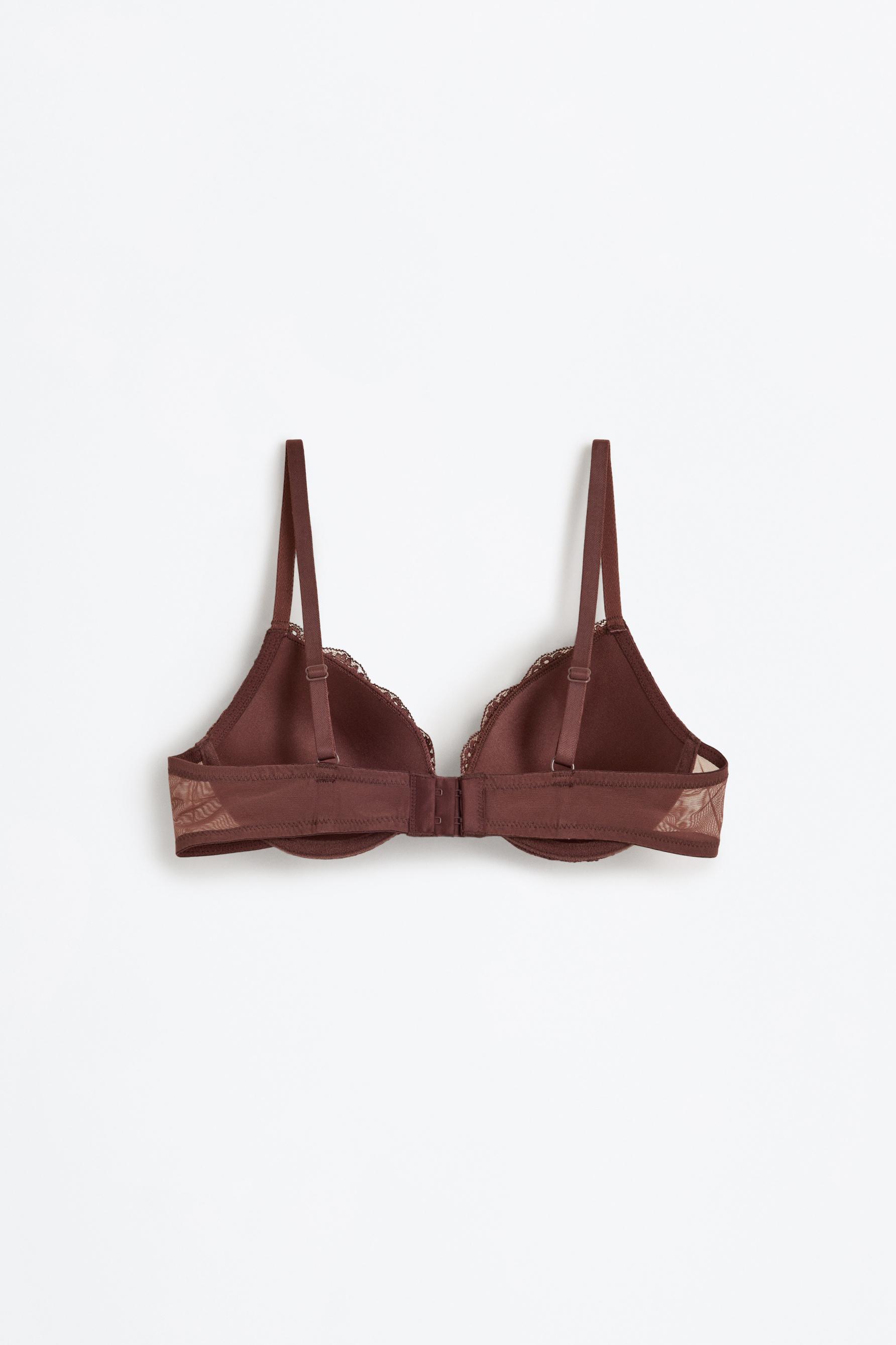 Classic lace bra — CHOCOLATE