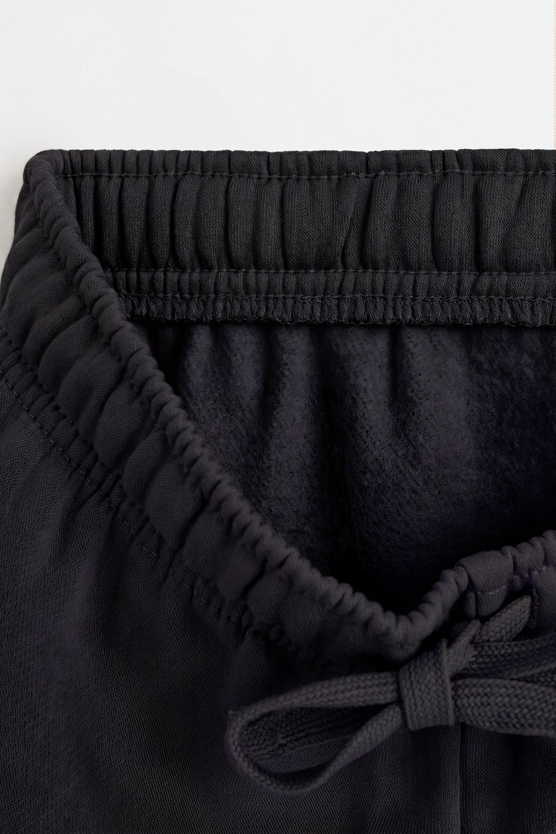 Basic tracksuit bottoms — BLACK