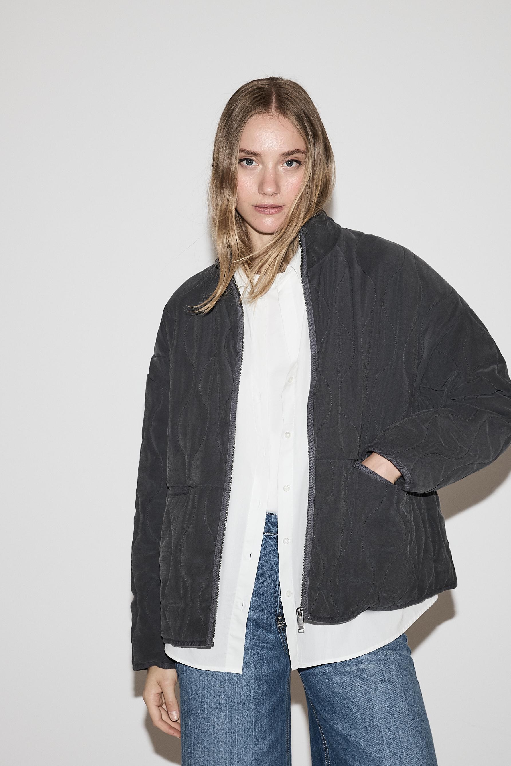 Quilted jacket — ANTHRACITE GREY