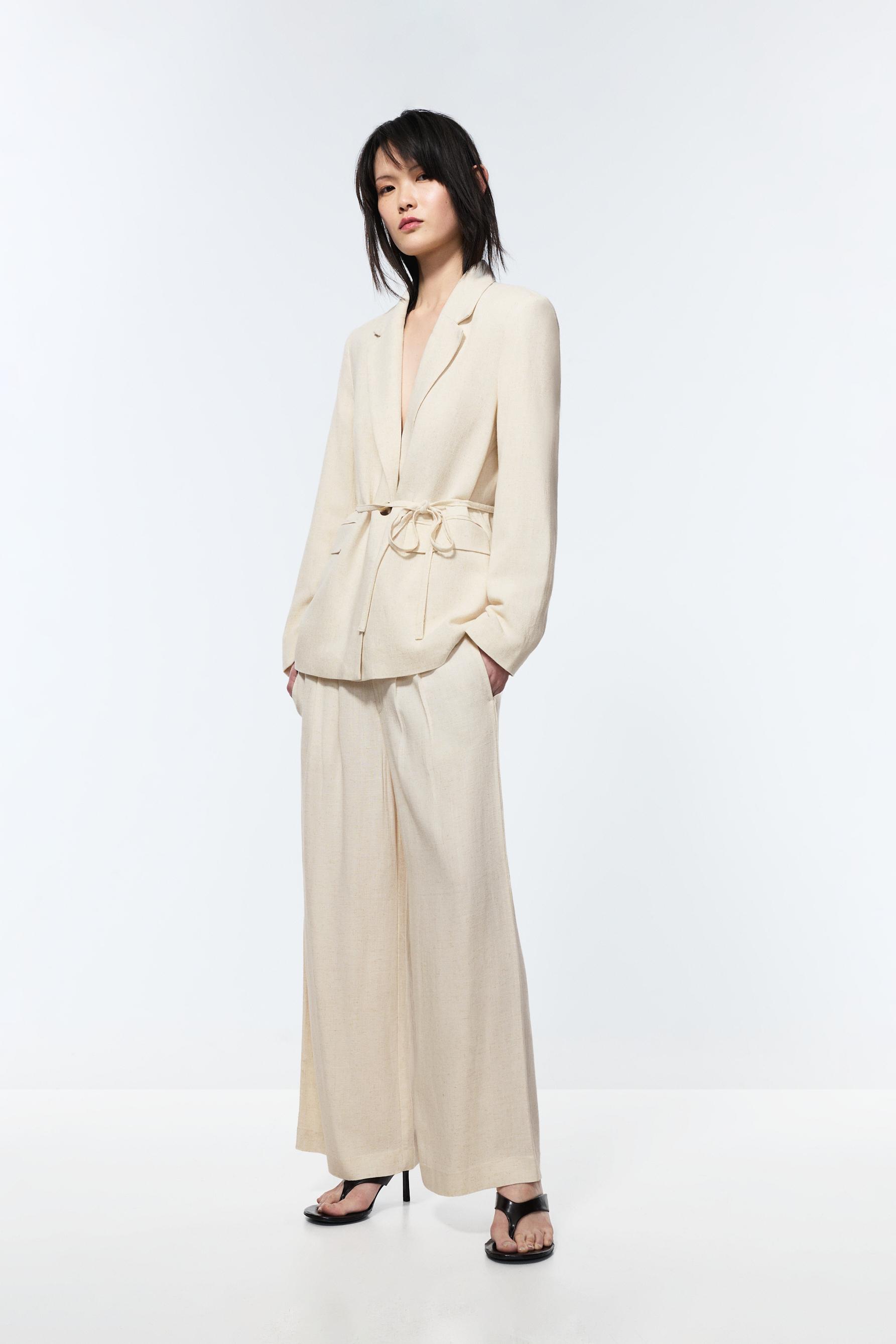 Rustic blazer — BEIGE