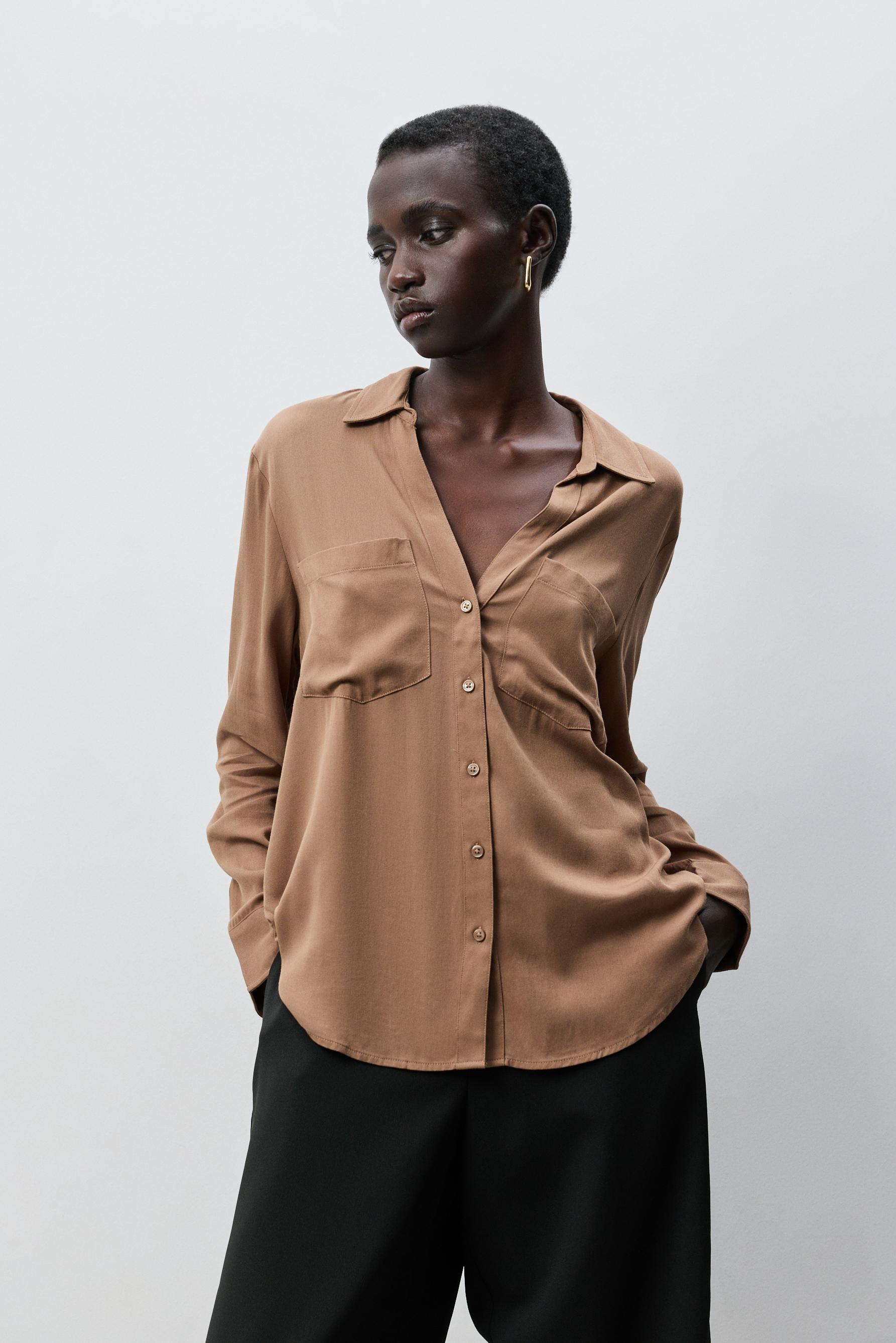 Camisa básica fluida