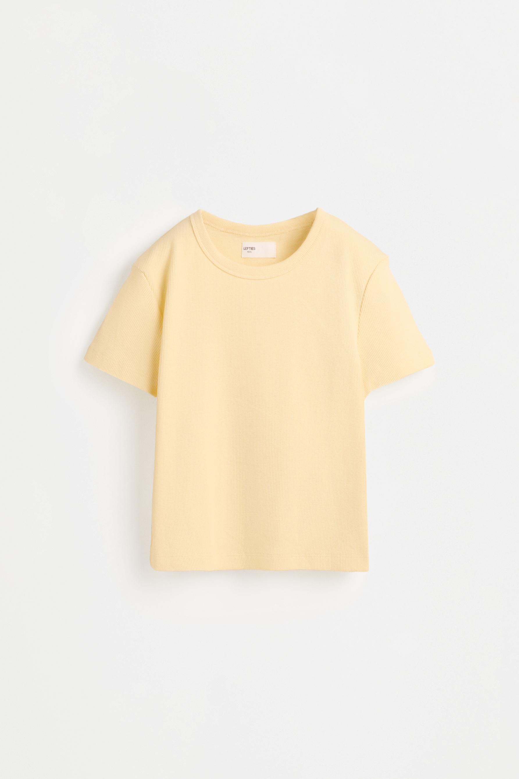 Ribbed T-shirt and trousers set — VANILLA