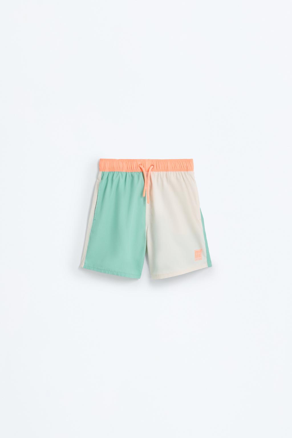 Costume da bagno color block