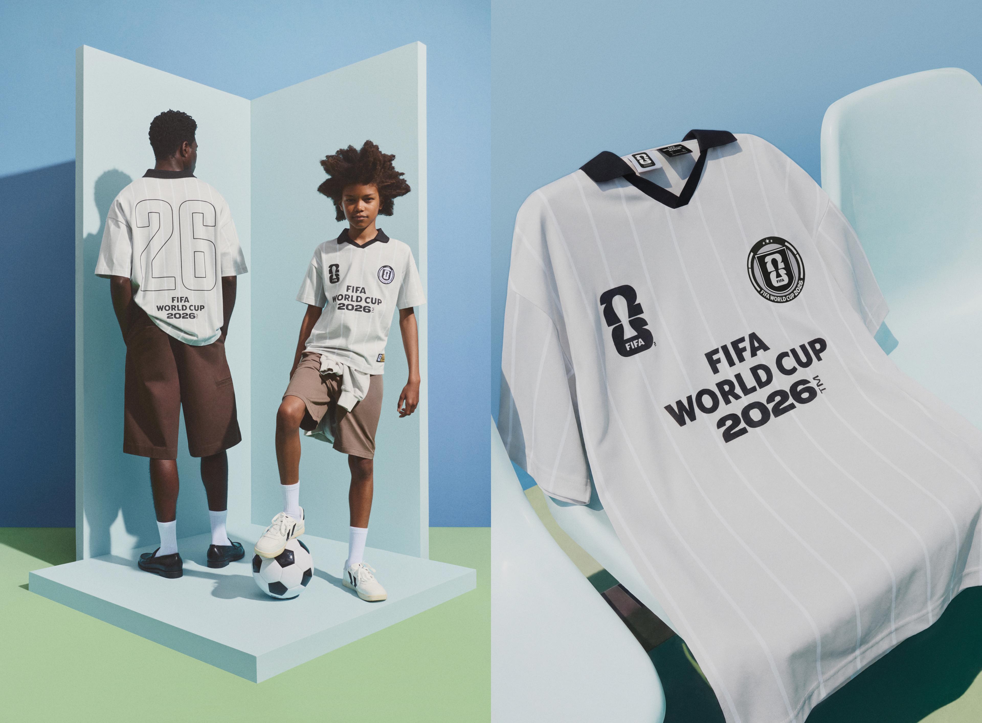 Men's | FIFA World Cup 2026 Official Licensed Product Striped Polo — PALE GREY