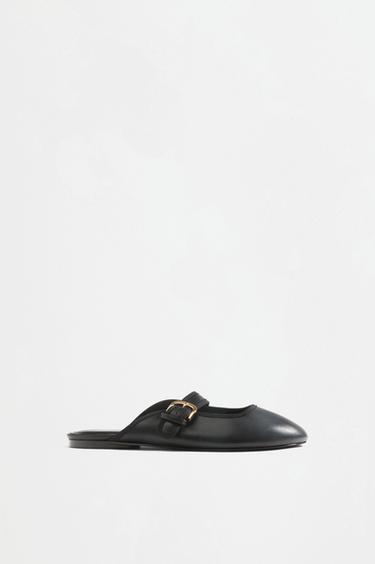 Slingback ballet flats — BLACK 1