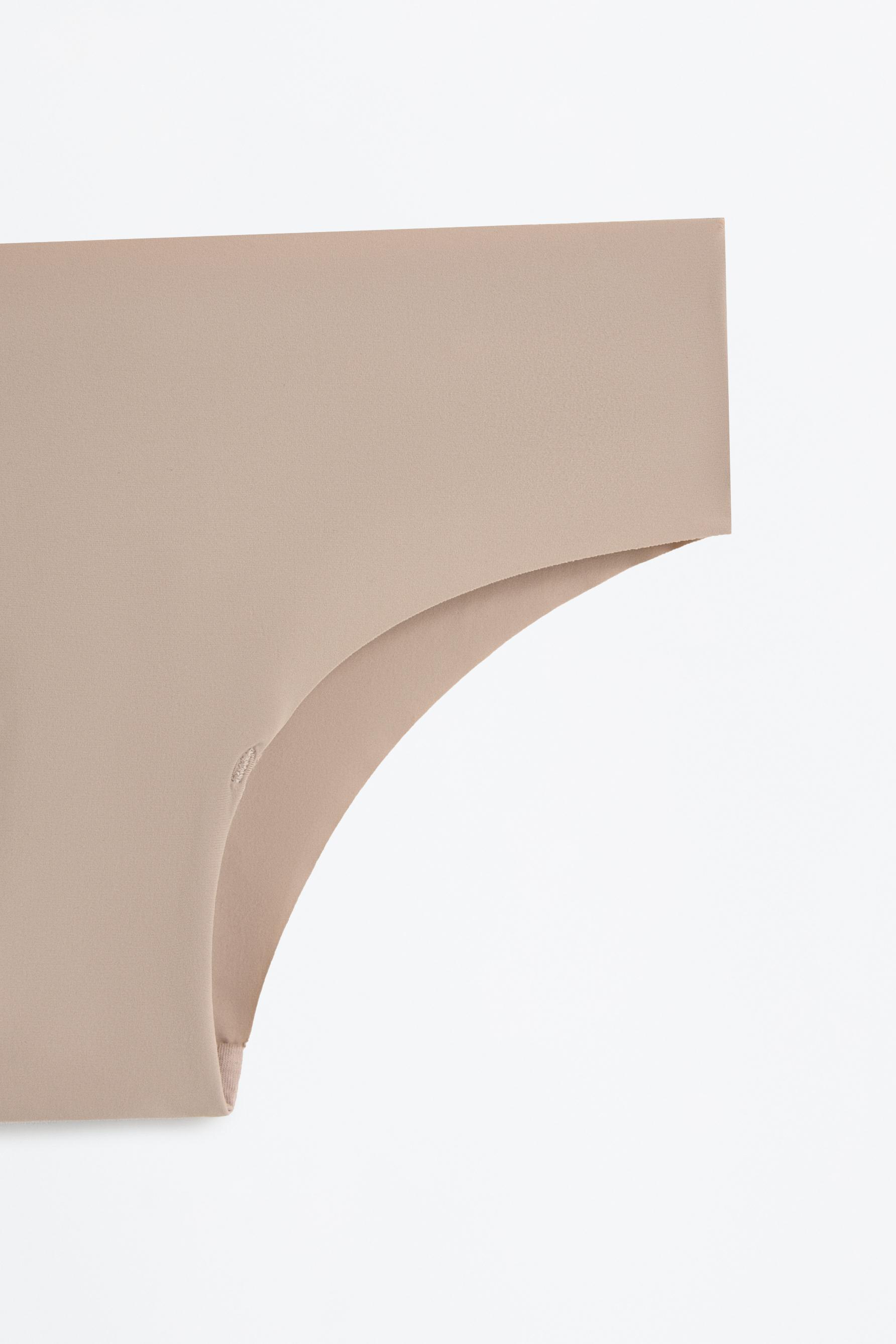 3-Pack of microfibre hipster briefs — BROWN