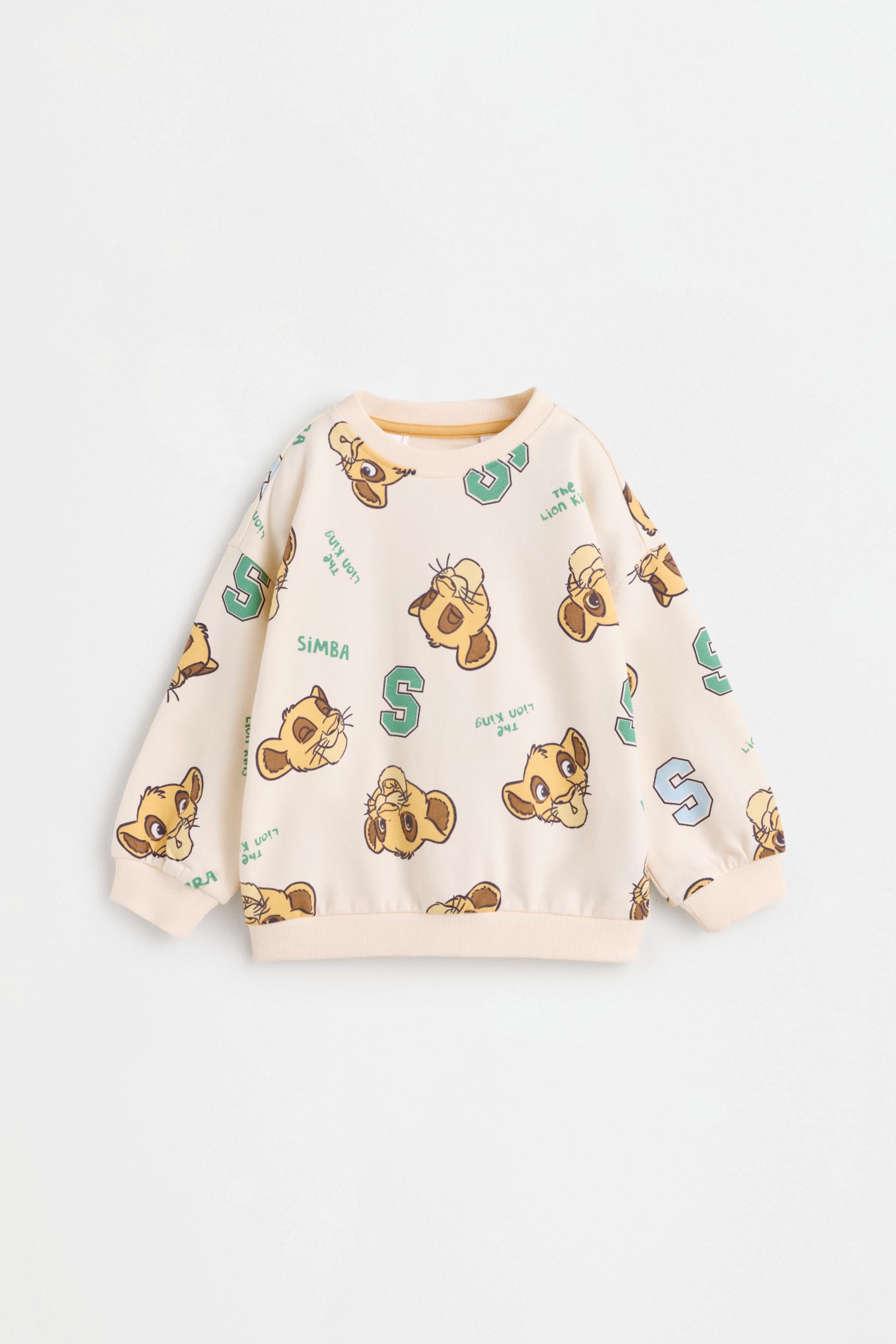 Simba ©Disney plush sweatshirt and trousers set — ECRU