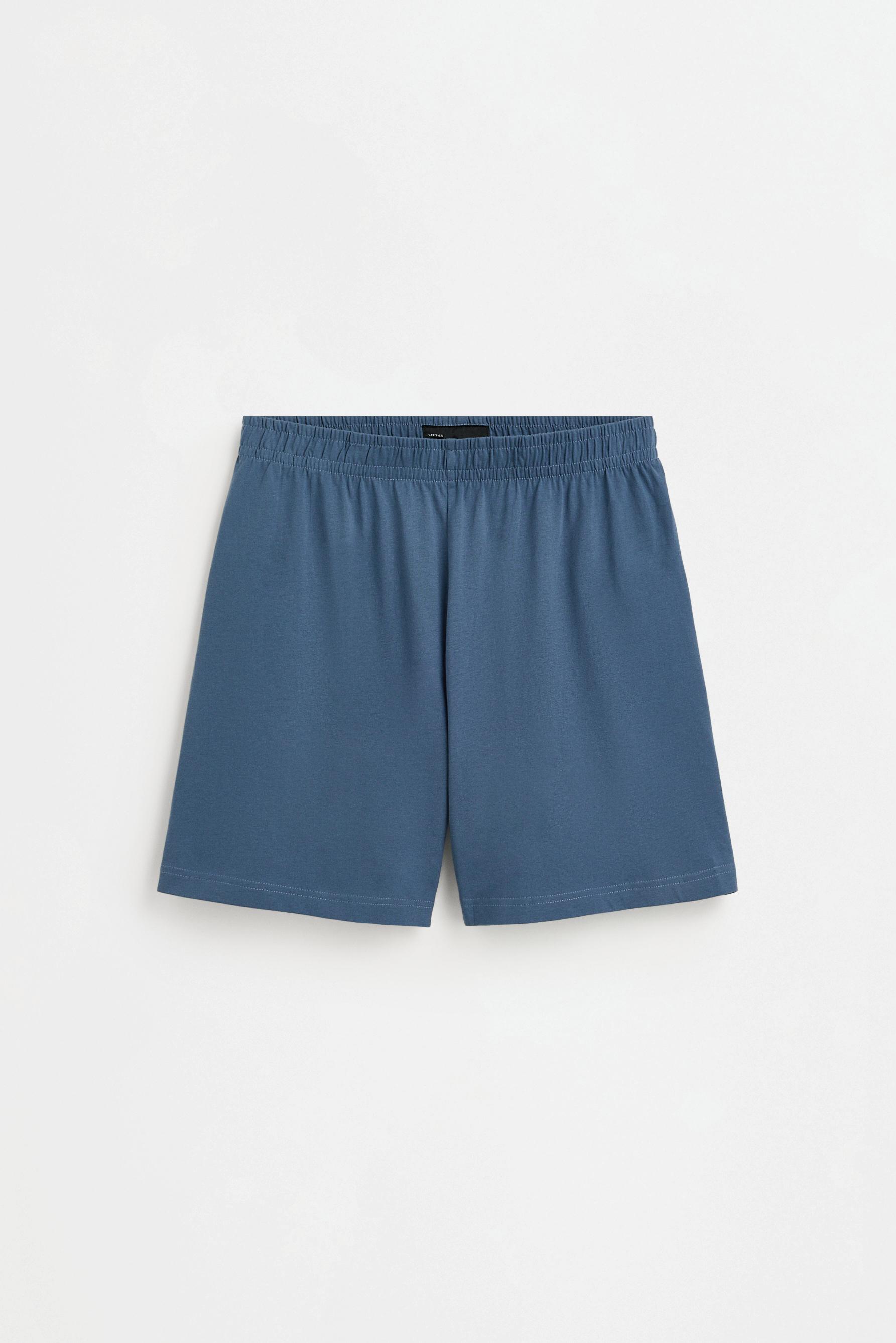 Short printed pyjamas — OCEAN BLUE