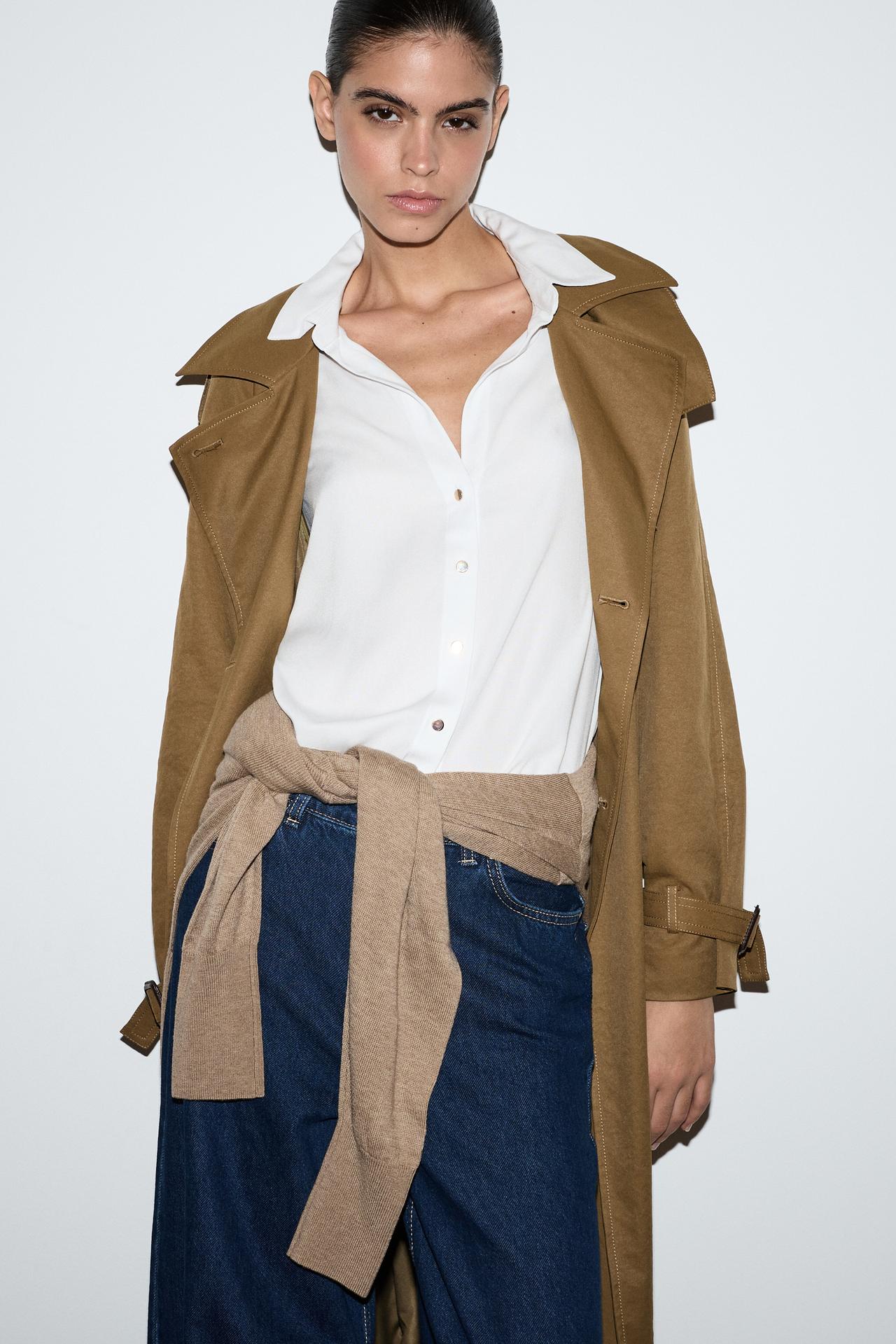 Basic Henley shirt — WHITE