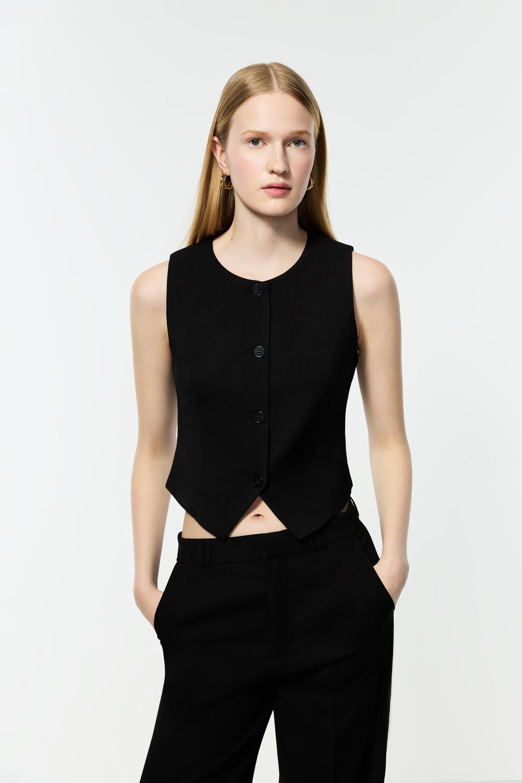 Basic vest — BLACK