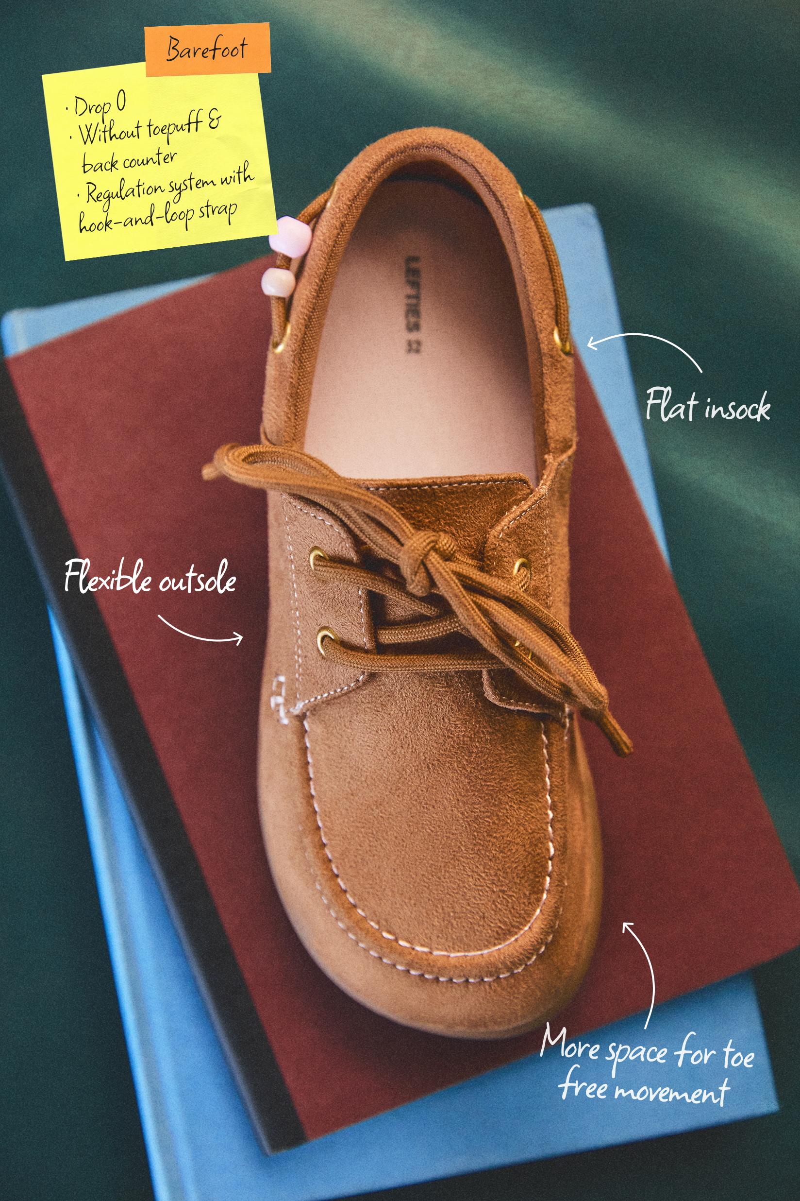 Beaded barefoot loafers — LEATHER