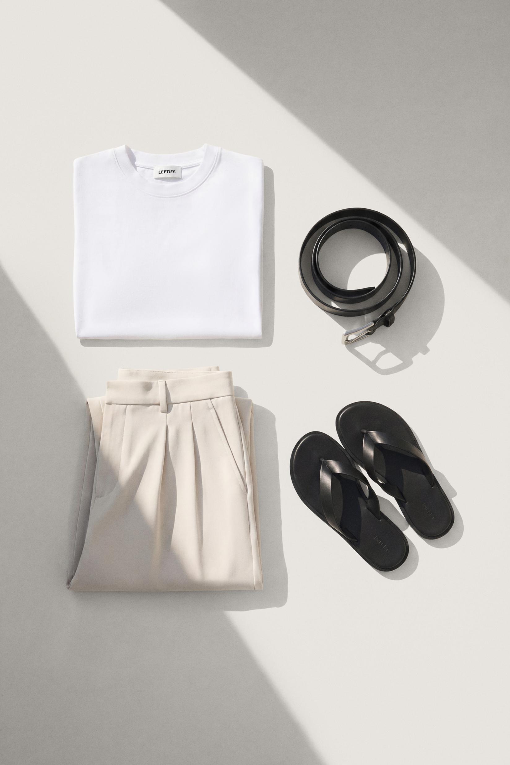 Faded-effect sleeveless T-shirt — OFF WHITE