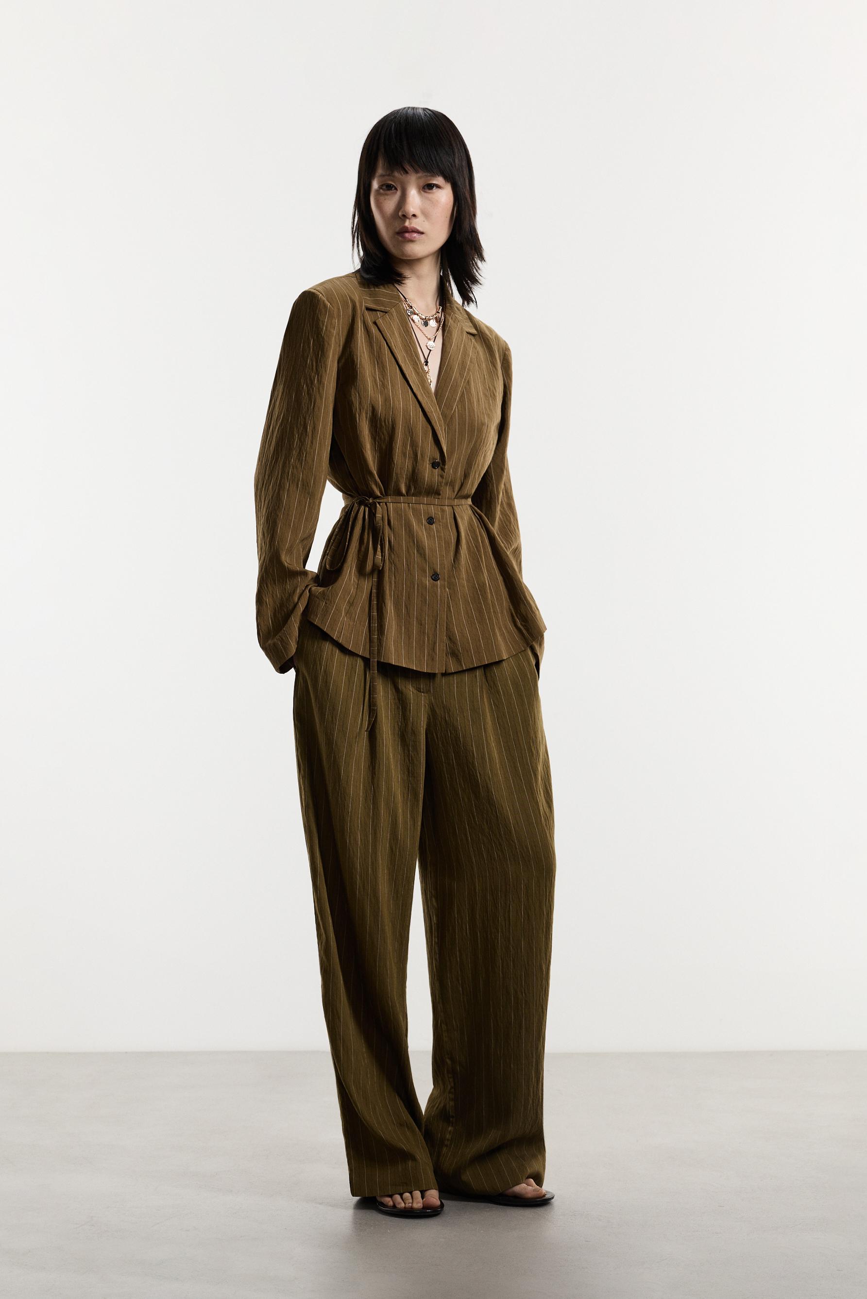 Flowing trousers — GREENISH