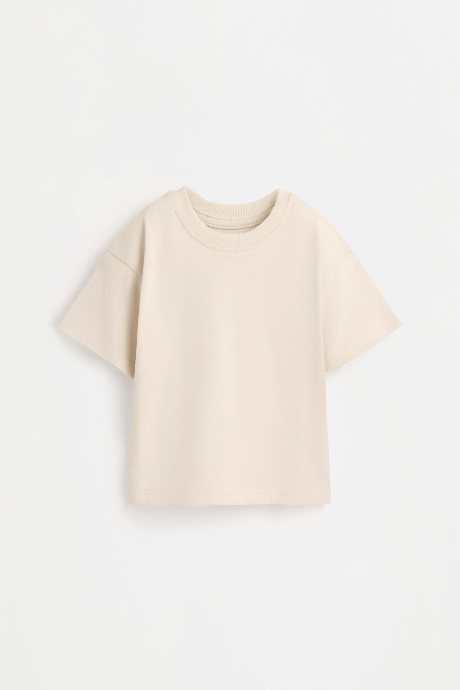 4-pack of plain T-shirts — PALE GREY