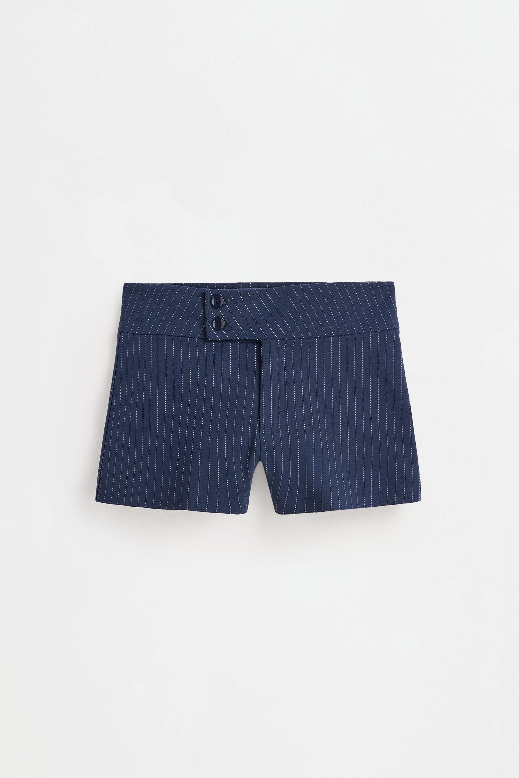 Wide waistband shorts — NAVY