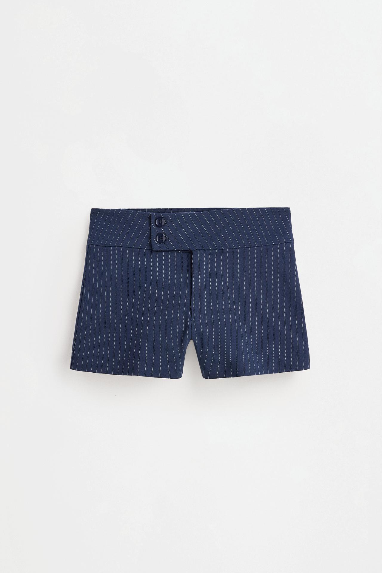 Wide waistband shorts — NAVY