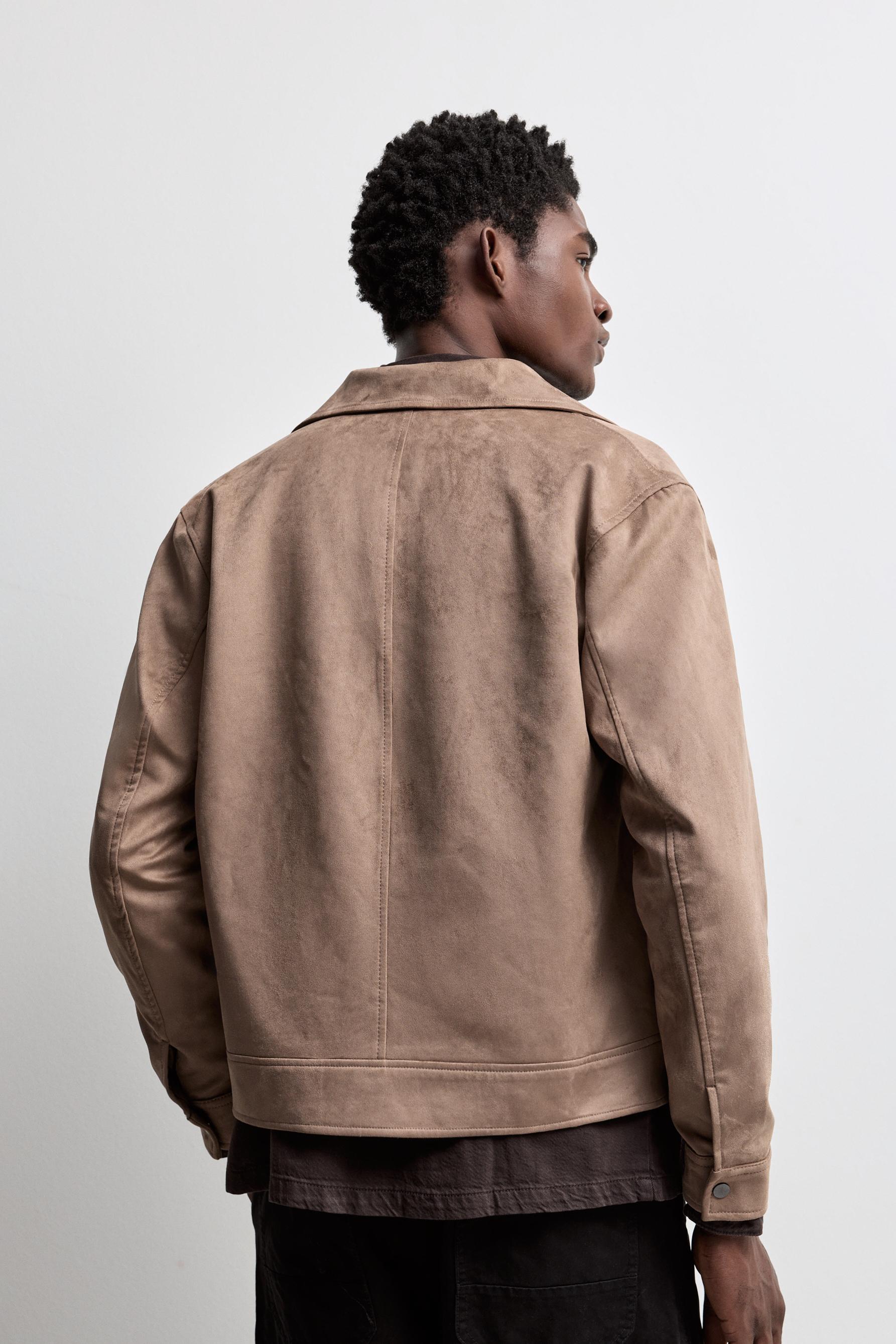 Faux suede jacket — OCHRE