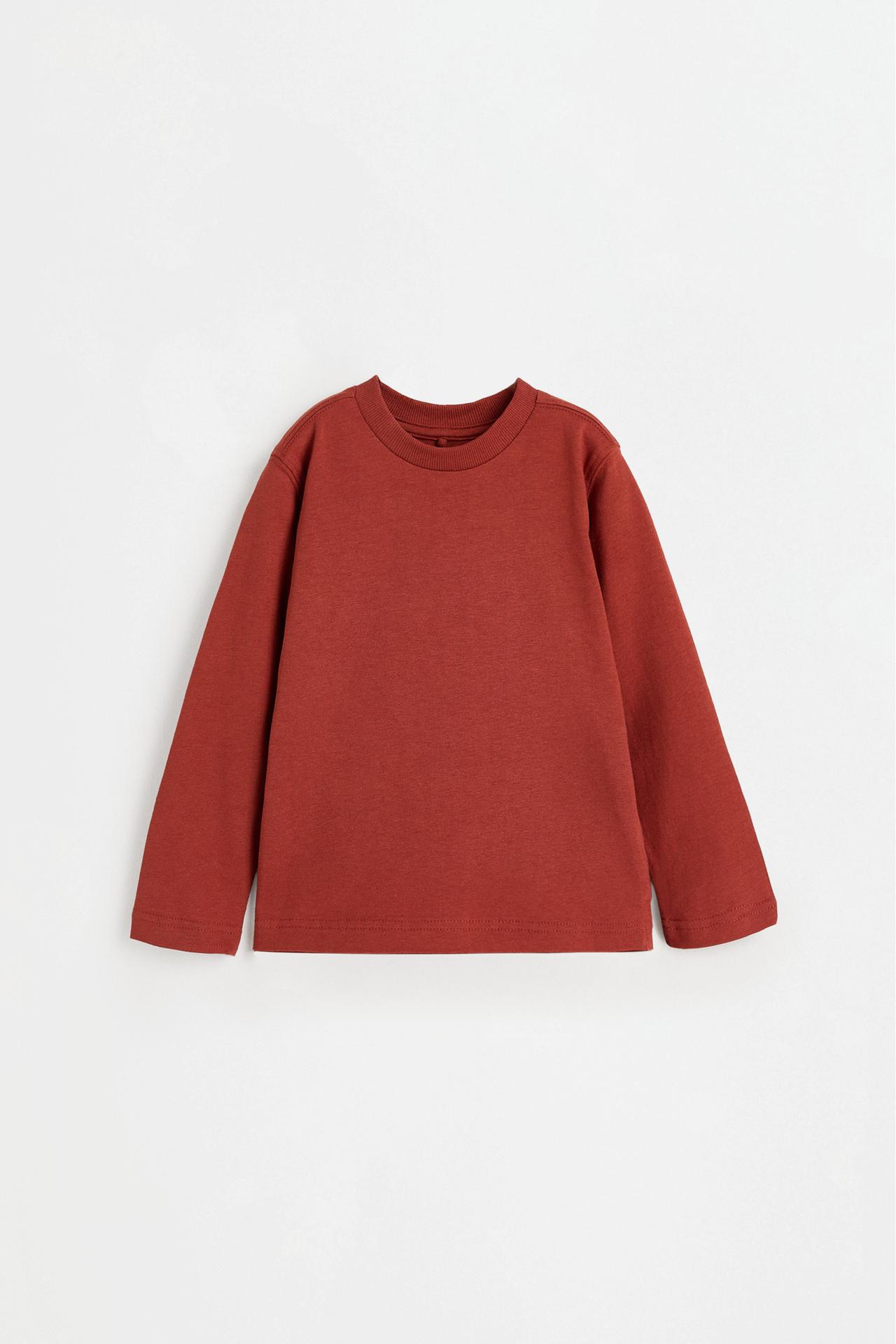 Pack of 4 plain long sleeve T-shirts — ECRU