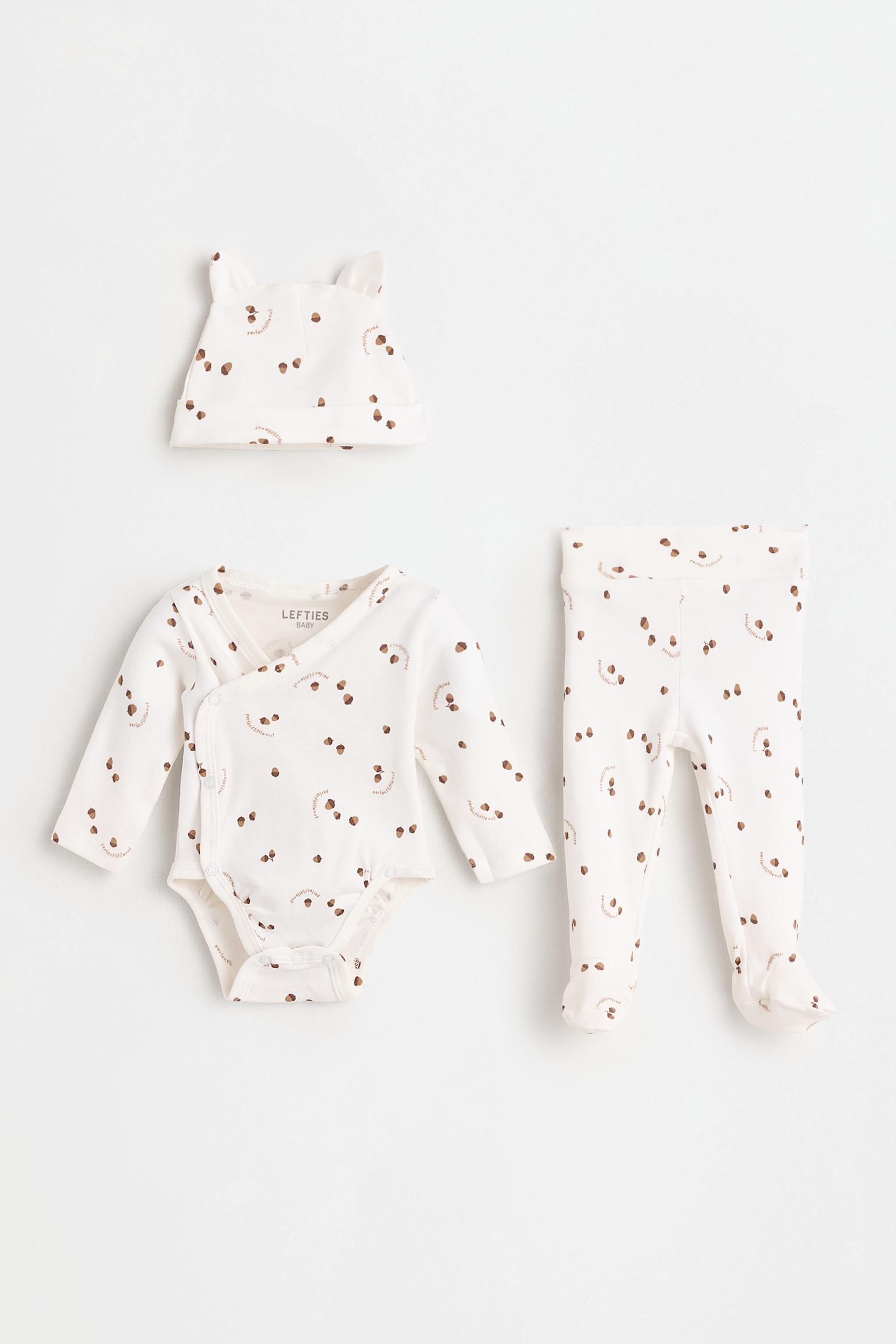 Set estampado body, polaina y gorro