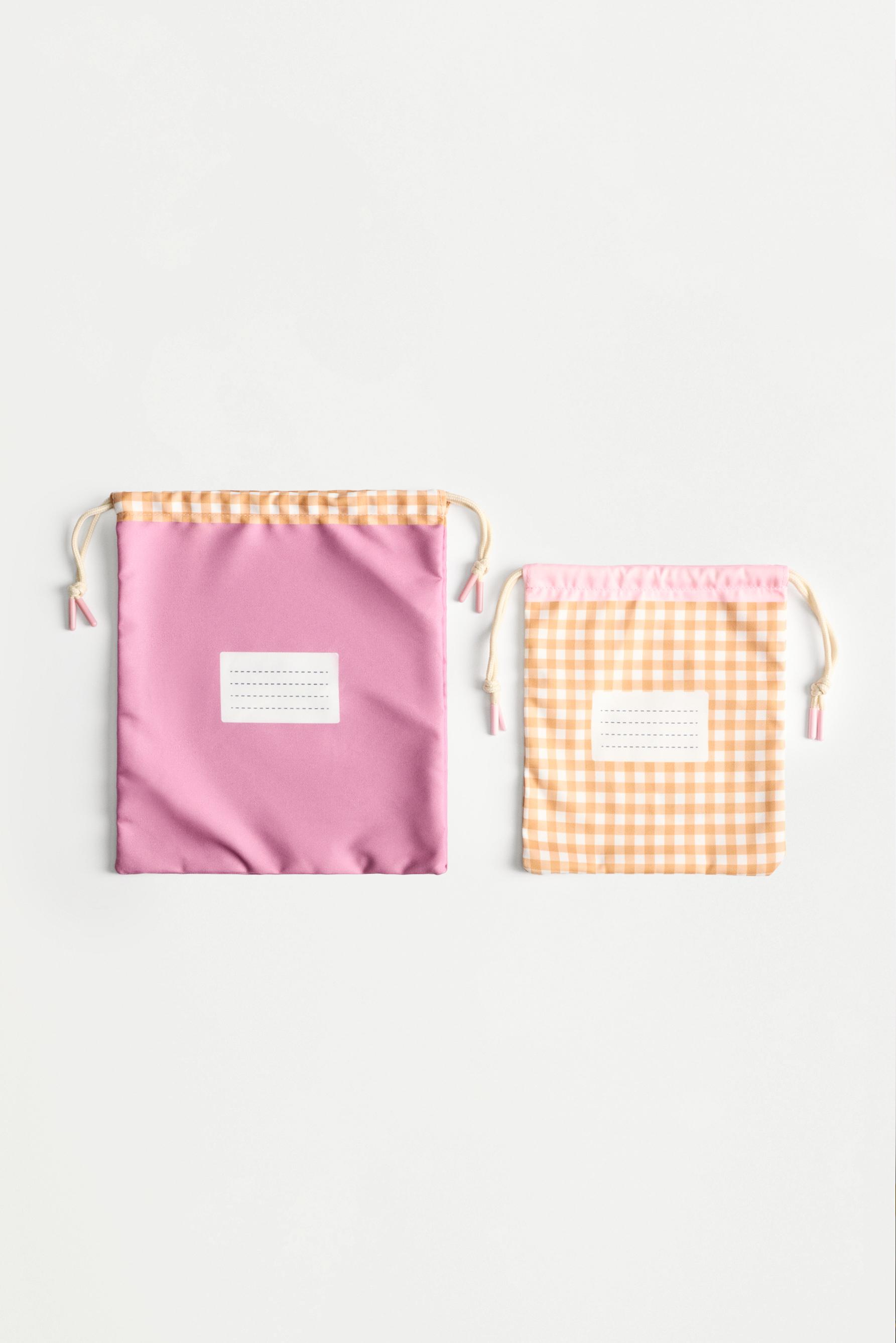 Adjustable bags with label (2-pack) — VARIOUS