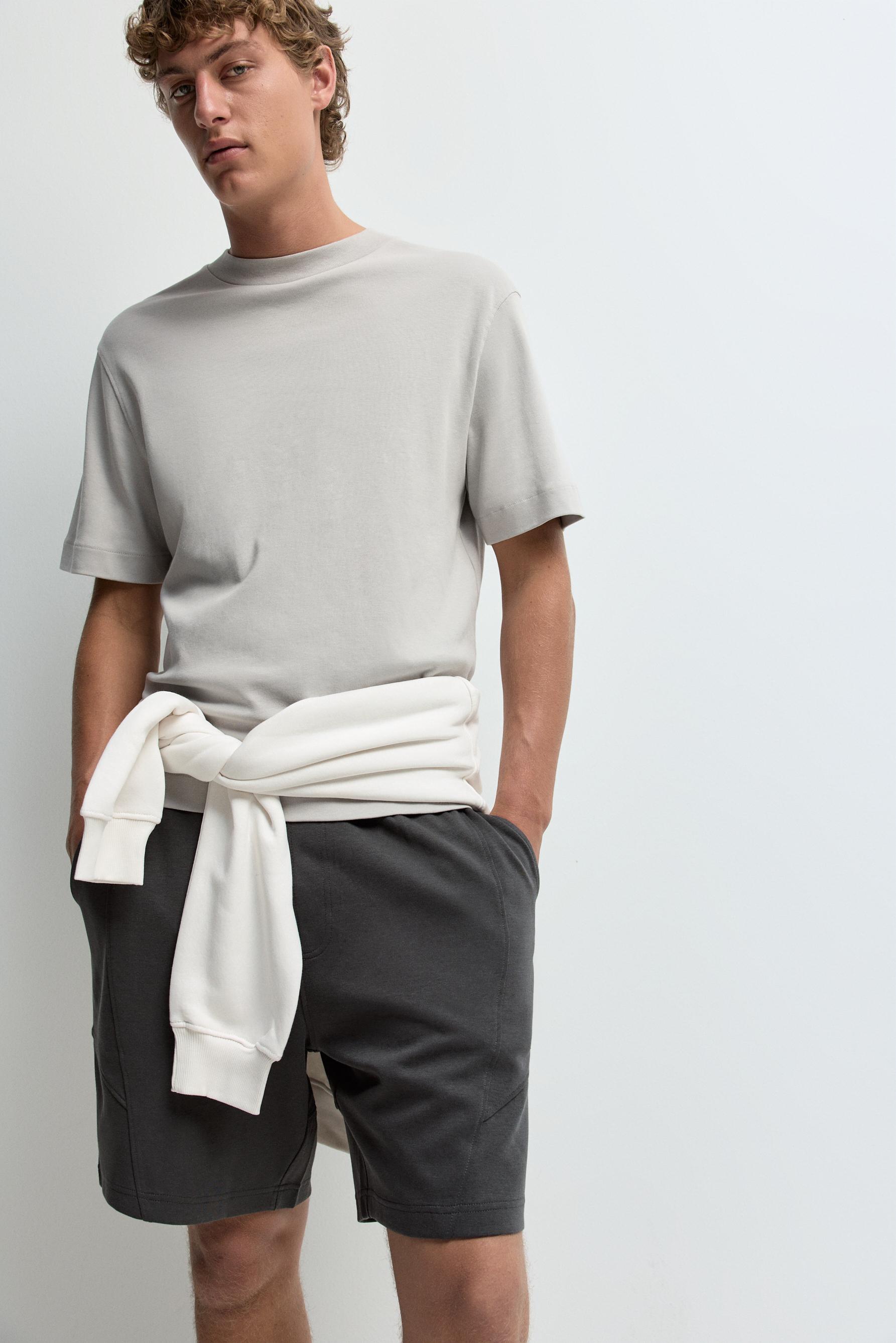 Interlock Bermuda shorts — DARK GREY